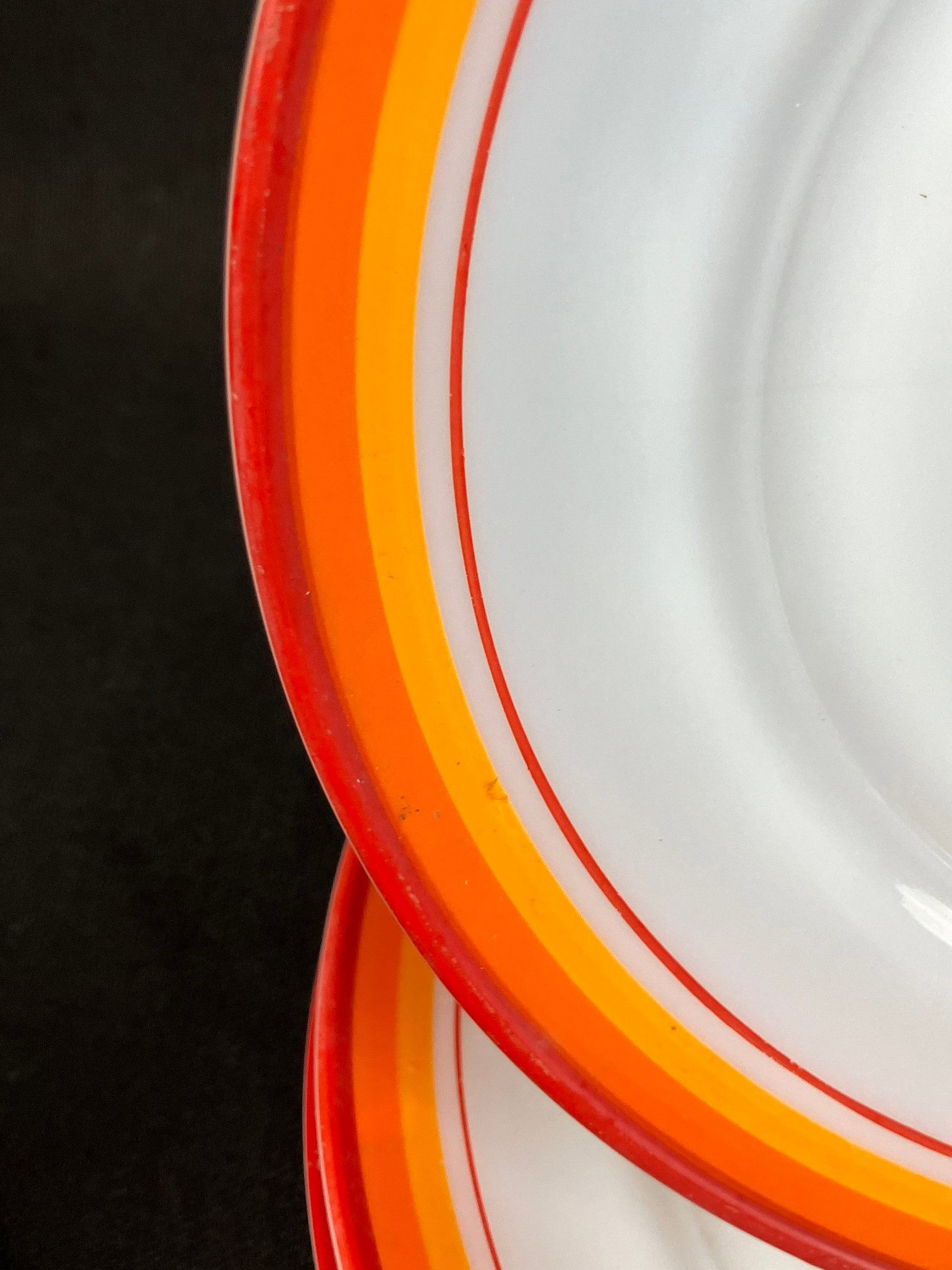 Mid-Century Modern Milk Glass Dinnerware - 2