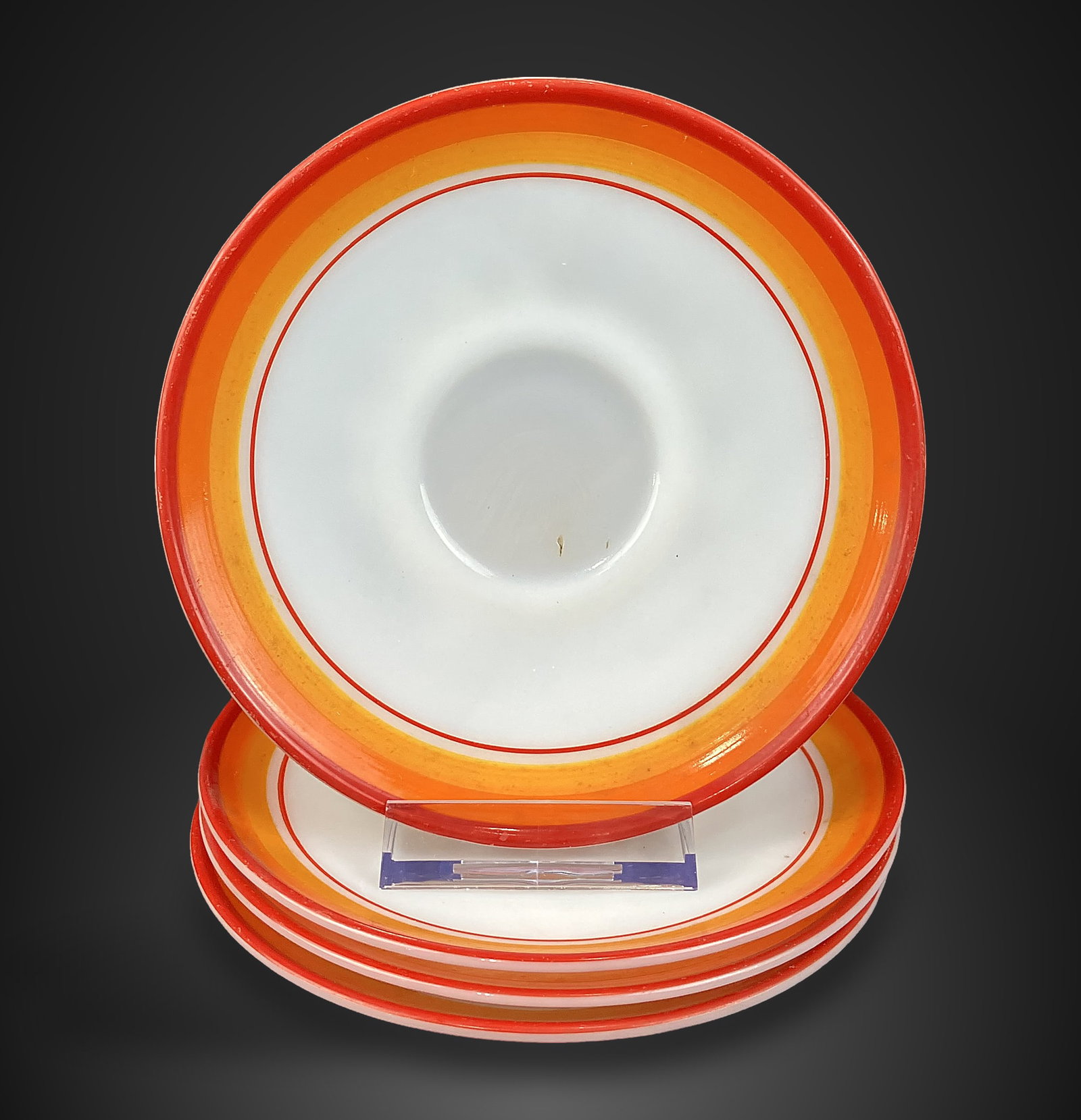 Mid-Century Modern Milk Glass Dinnerware - 4