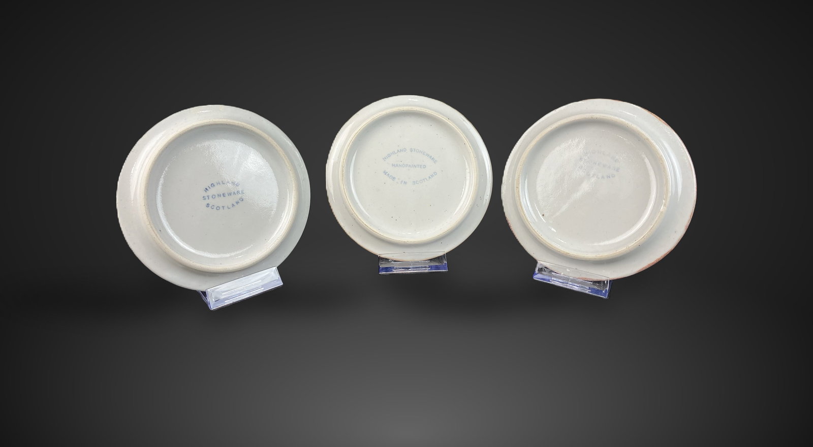 Highland Stoneware Cat Plates - 5