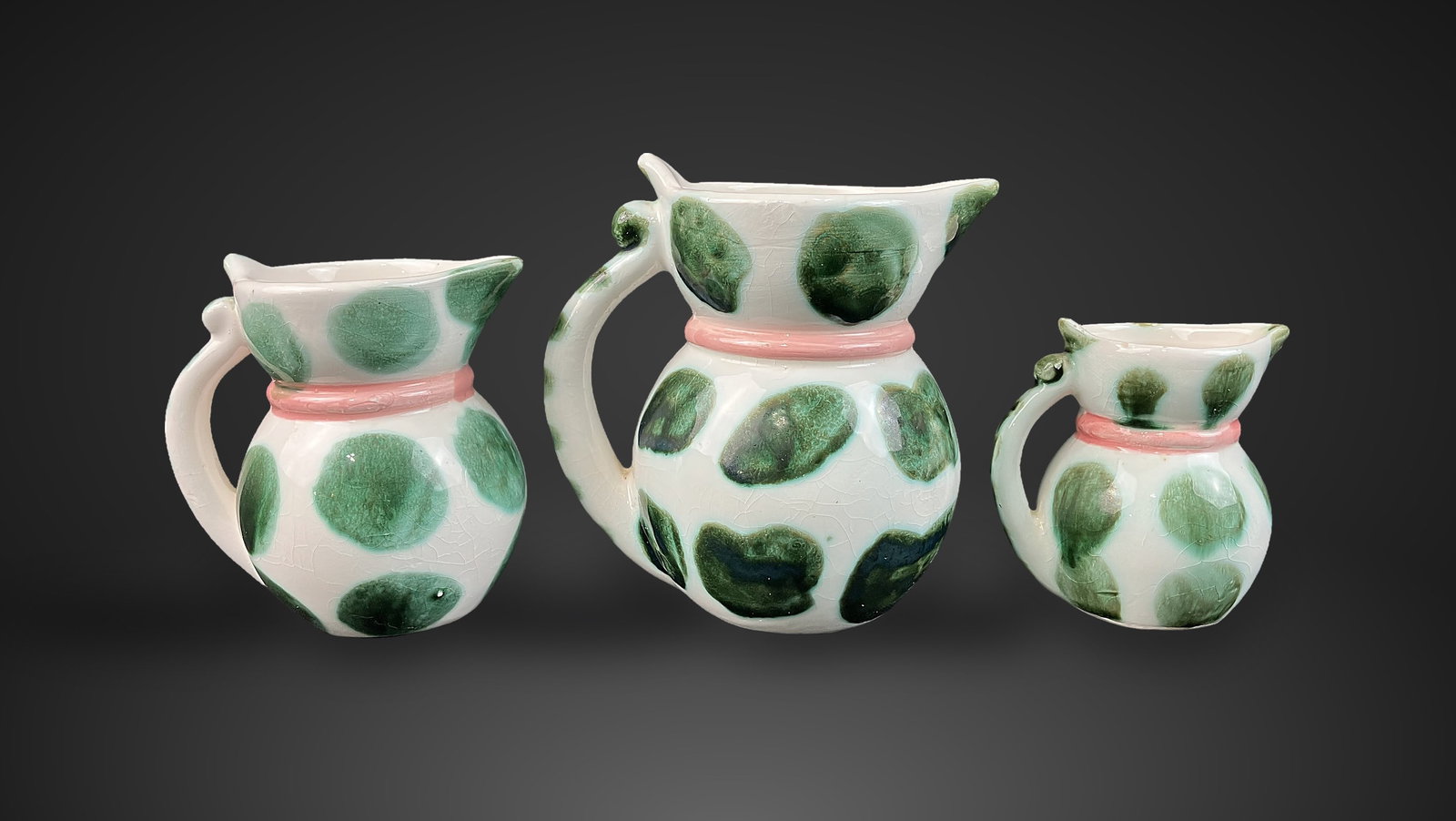 Mid-Century Modern Lipper Mann Cat Creamer Set - 5
