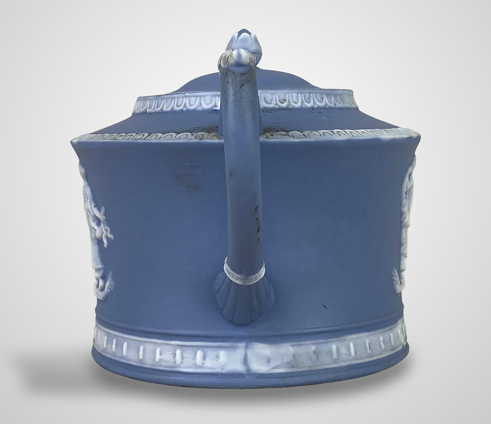 Blue Jasperware Teapot - 3