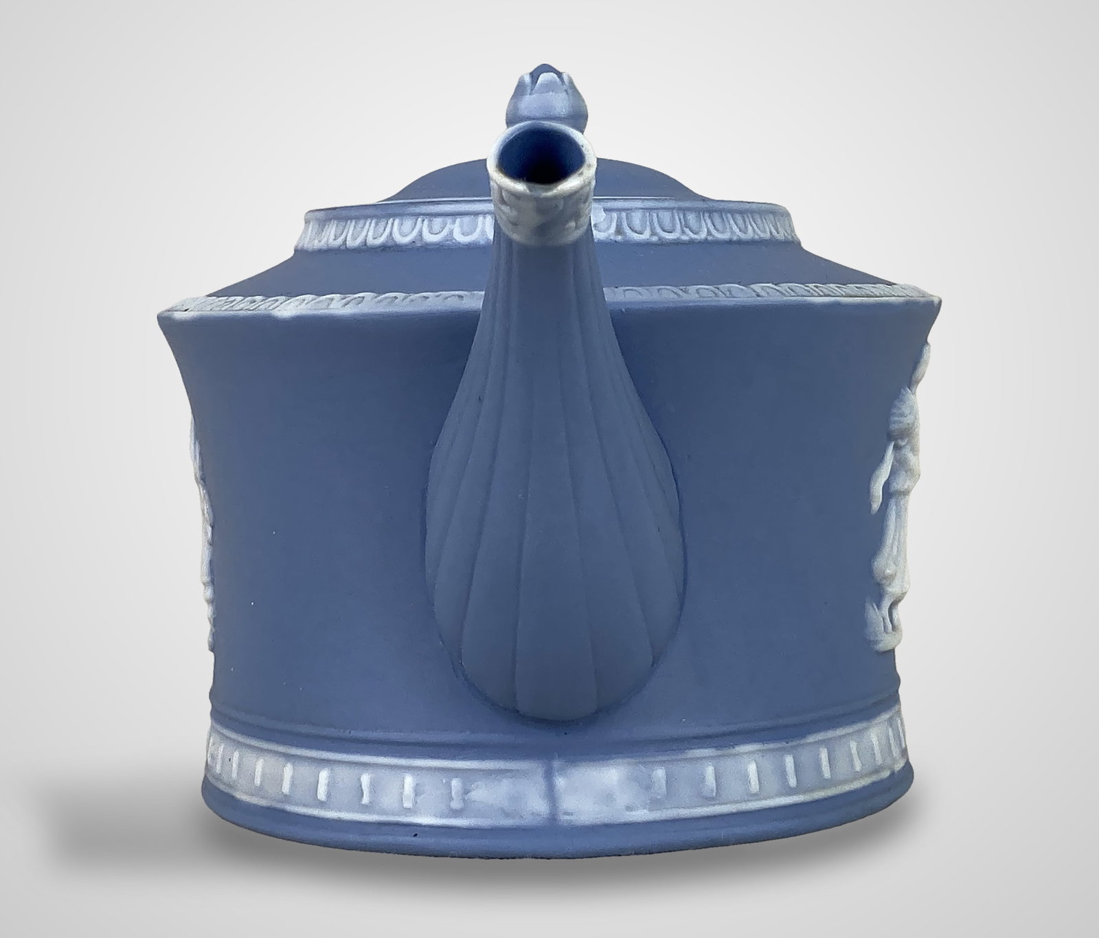 Blue Jasperware Teapot - 5