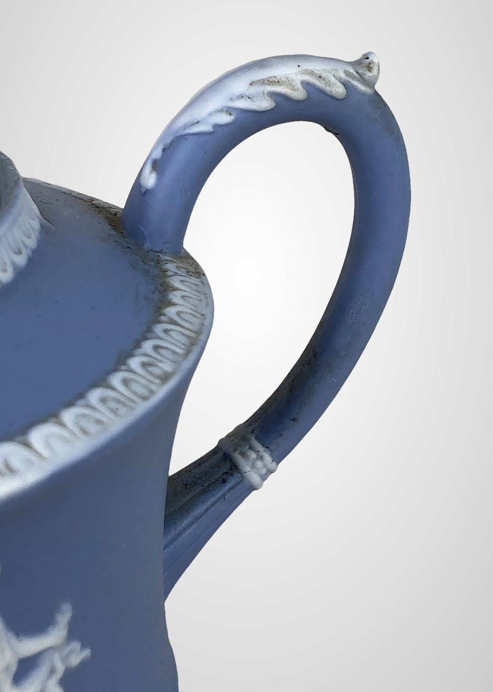 Blue Jasperware Teapot - 8
