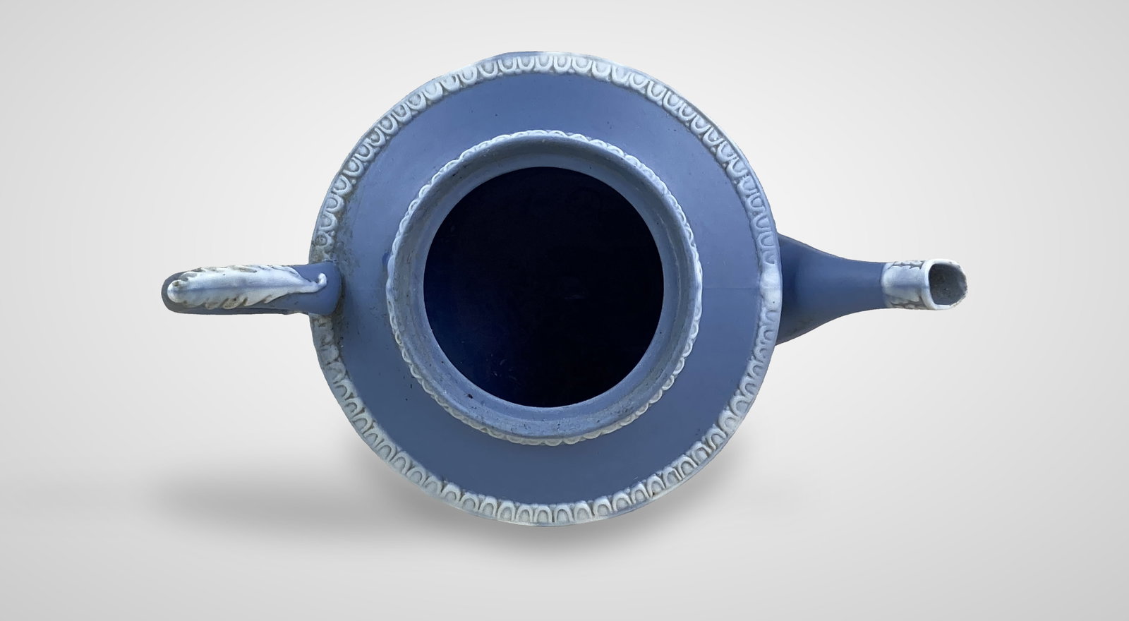 Blue Jasperware Teapot - 9