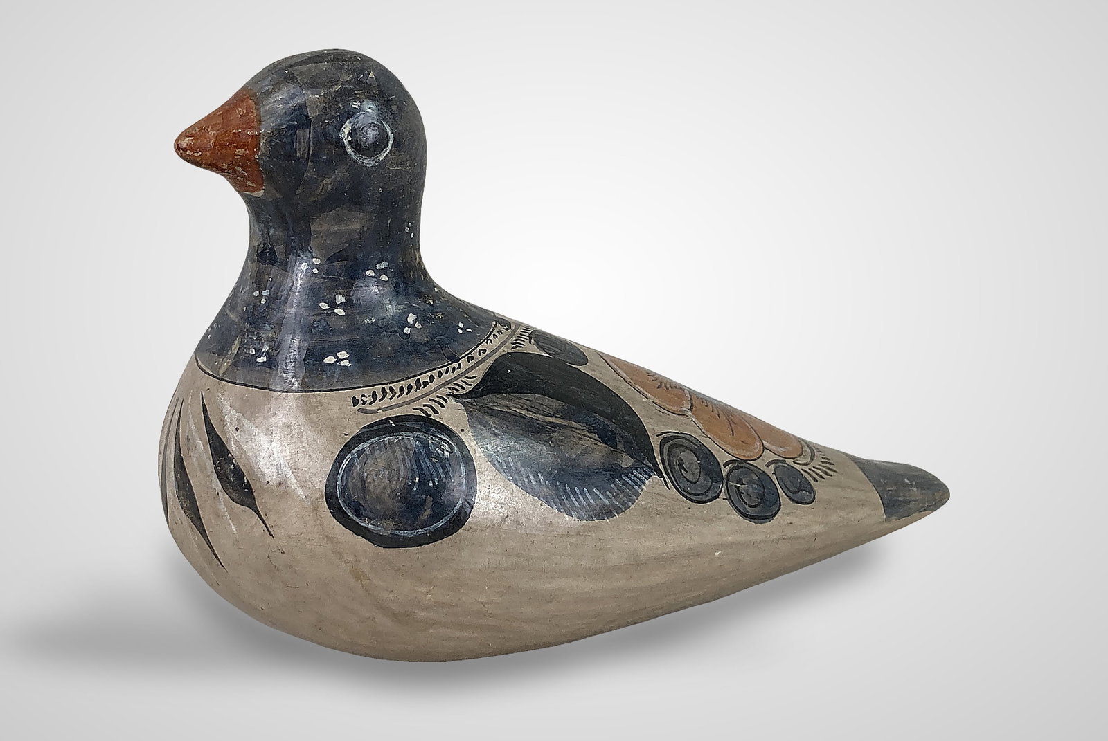 Tonala Mexican Folk Art Pottery Bird (1 of 7)