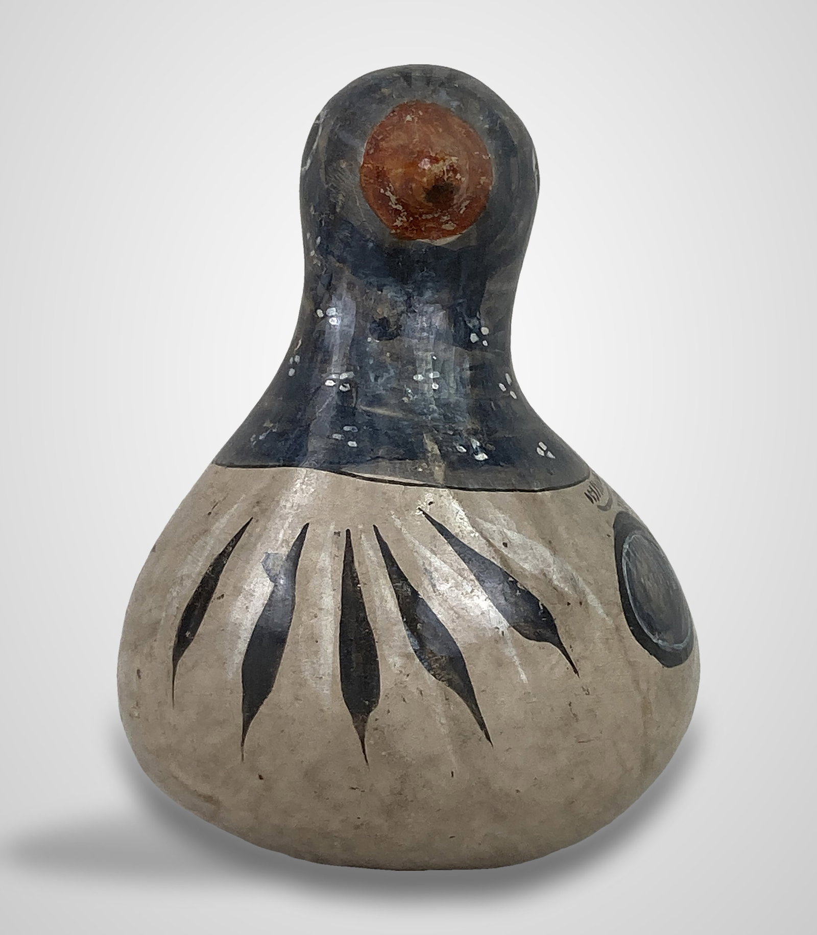 Tonala Mexican Folk Art Pottery Bird - 2