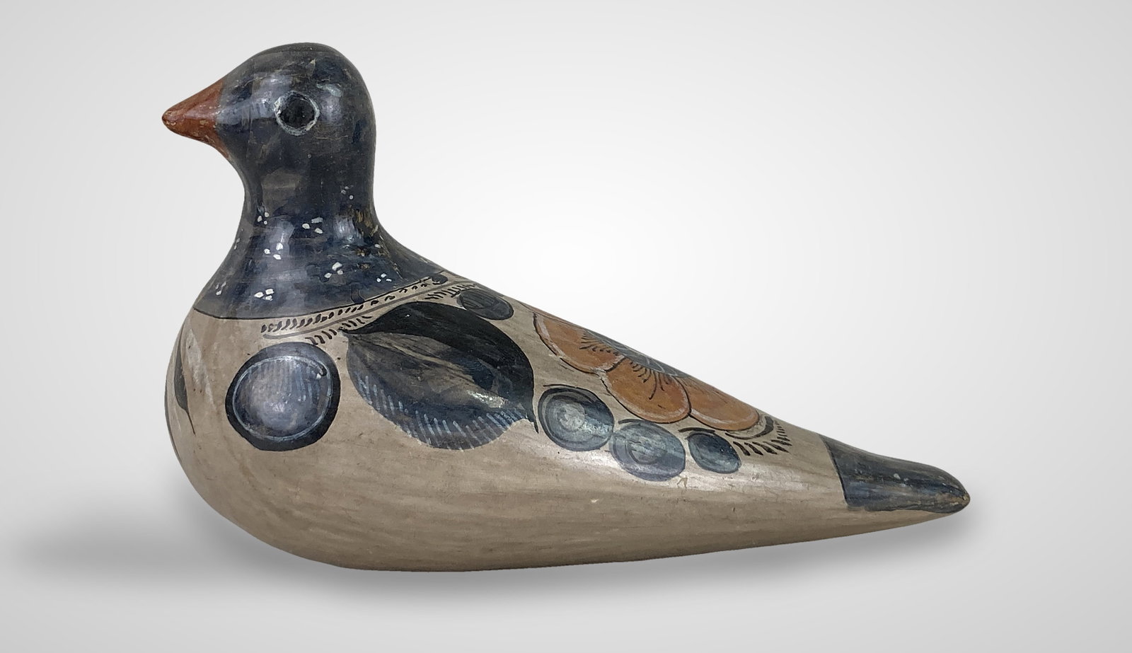 Tonala Mexican Folk Art Pottery Bird - 5