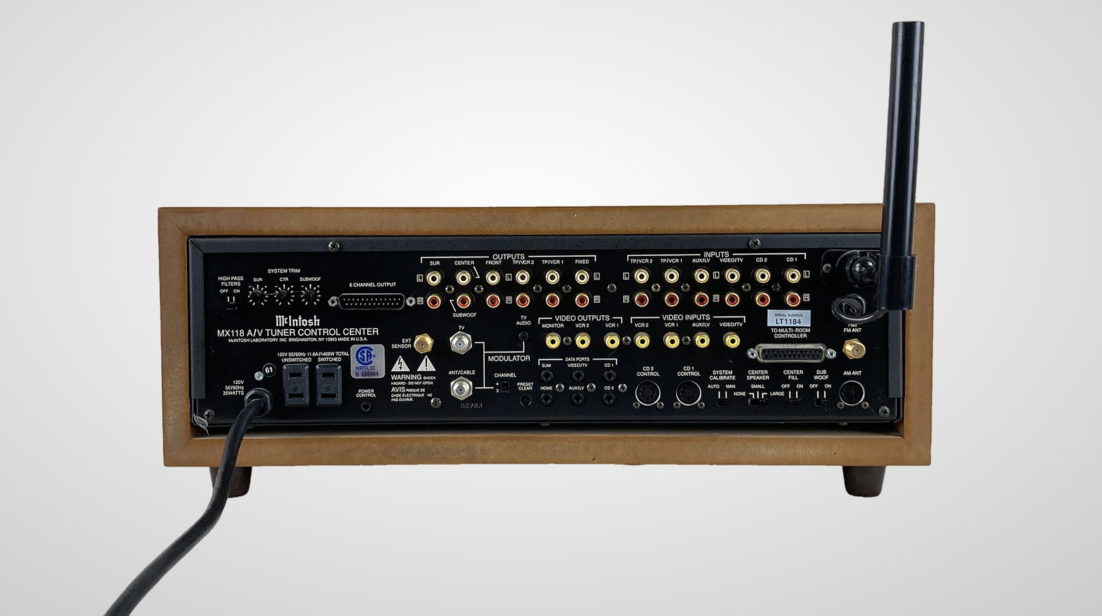 McIntosh MX118 A/V Tuner Control Center - 4
