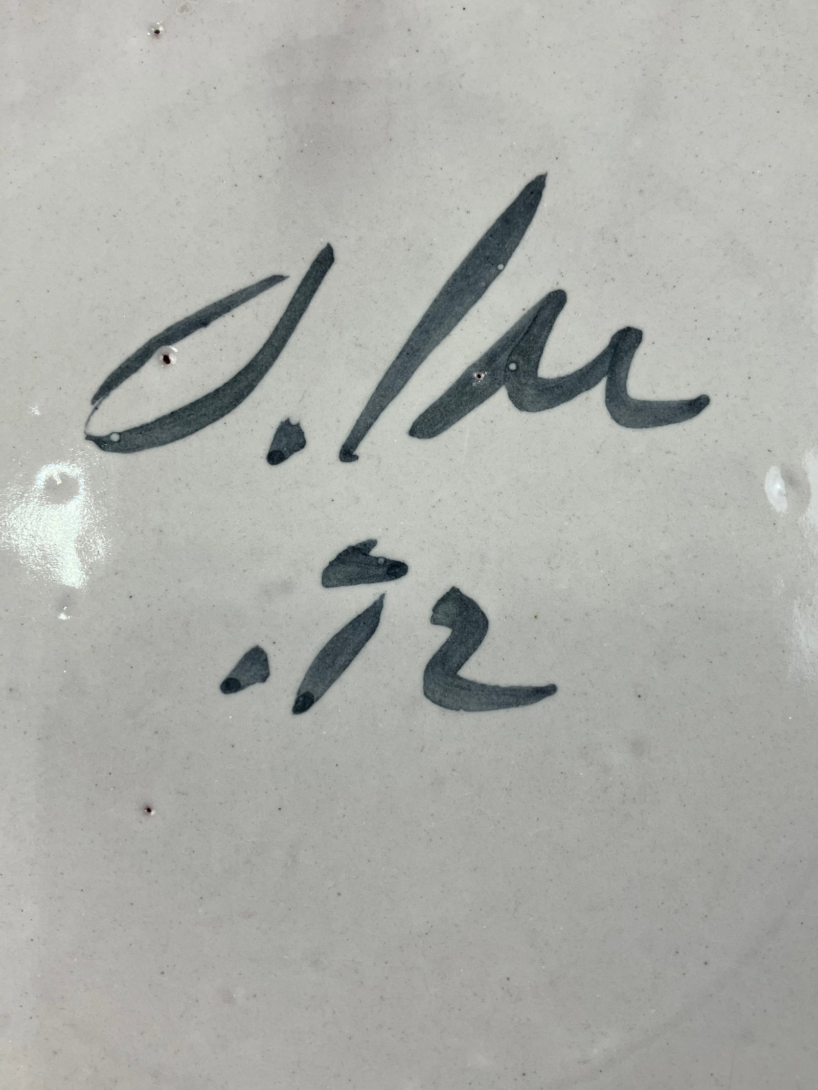 Artisan Glazed Earthenware Plates - 6
