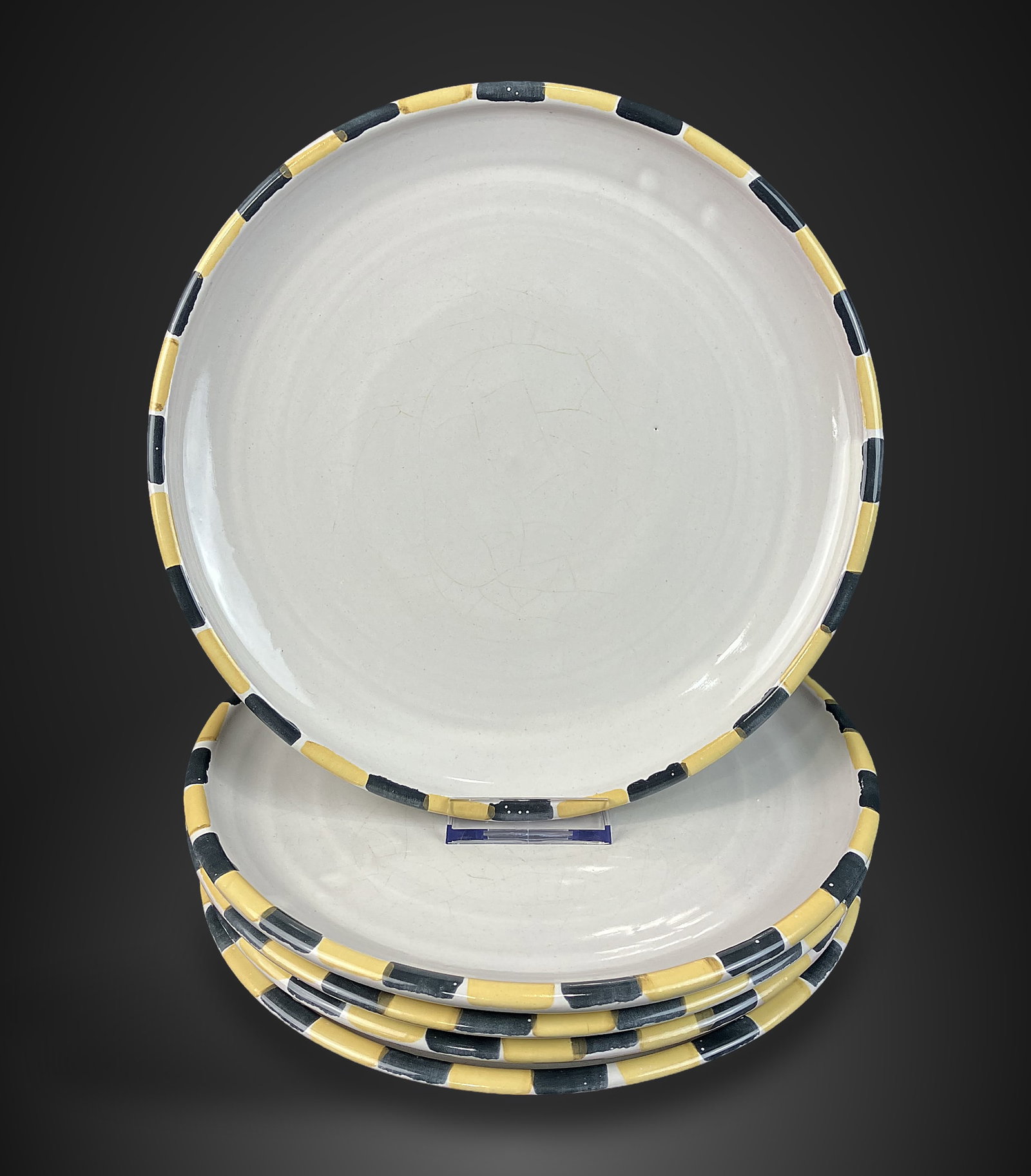 Artisan Glazed Earthenware Plates - 7
