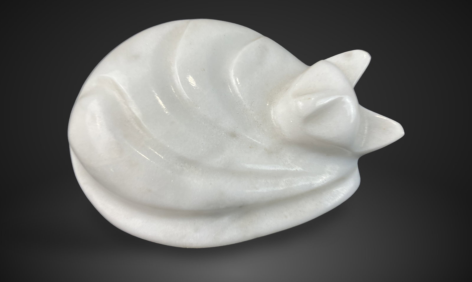 Stone Cat Sculptures - 5