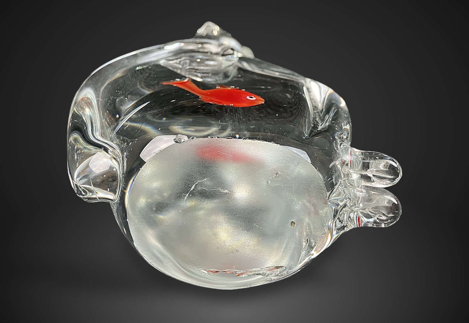 Art Glass Cat Figurine - 7