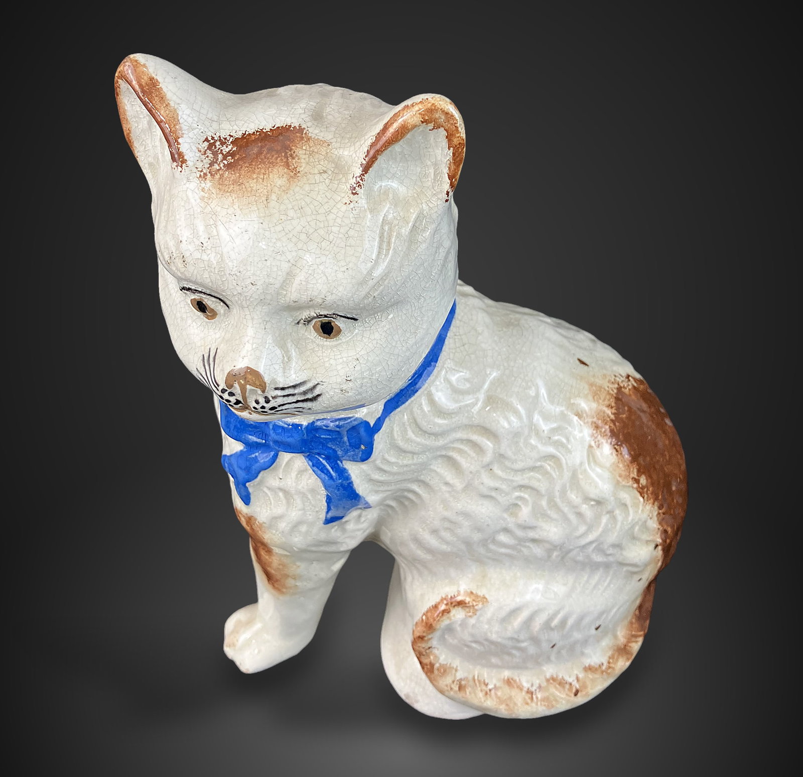 Staffordshire Cat Figurine - 4