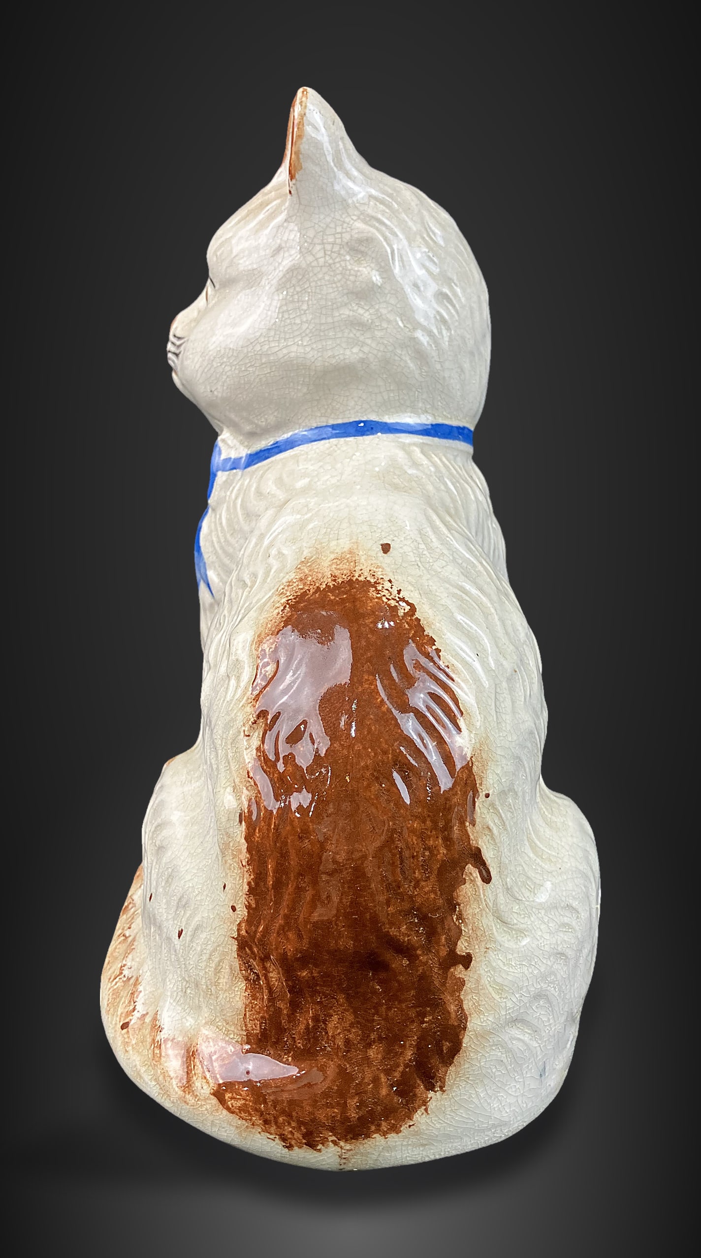 Staffordshire Cat Figurine - 7