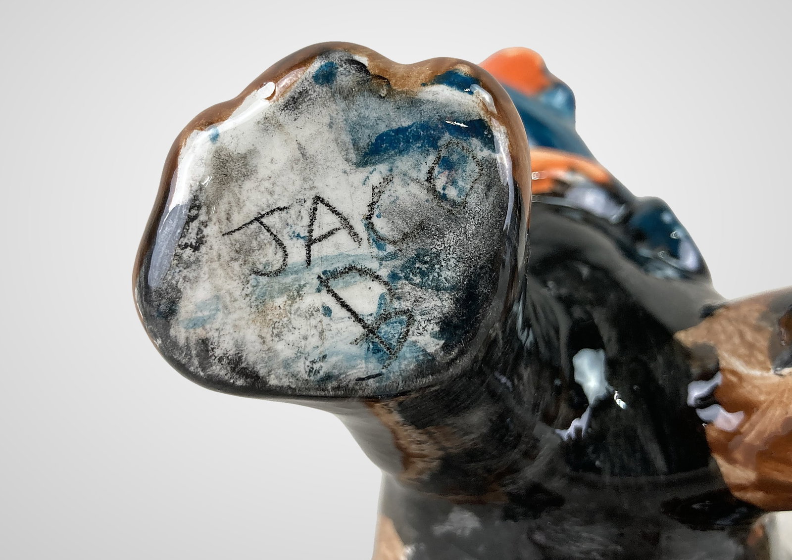 Studio Pottery Cat Figures - 8