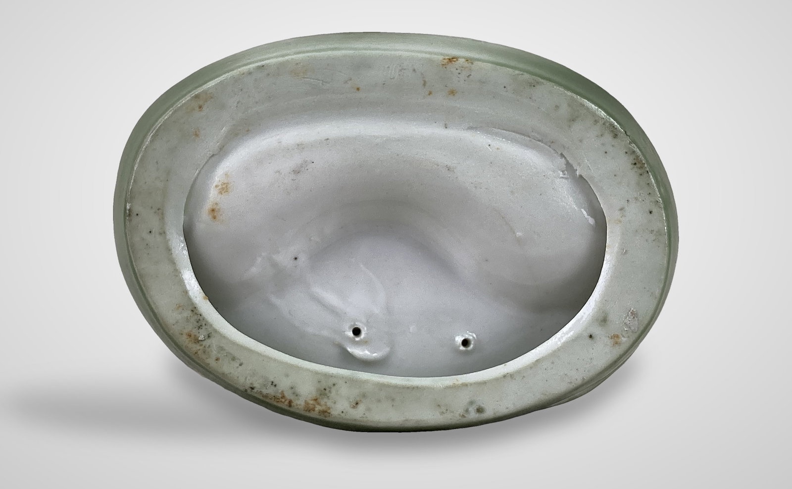 Porcelain Cat Figure Trinket Dish - 7