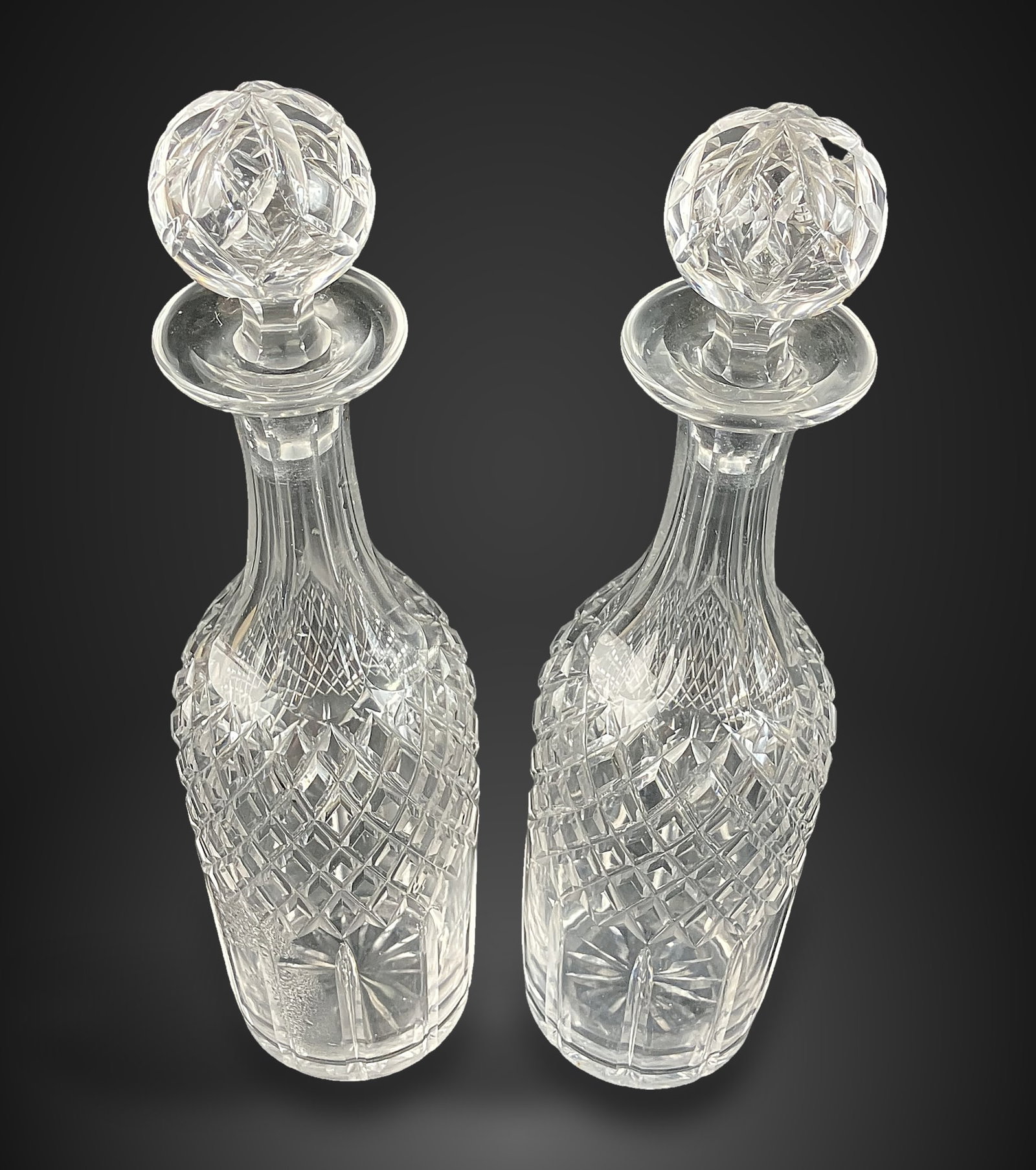 Pair of Crystal Decanters - 2