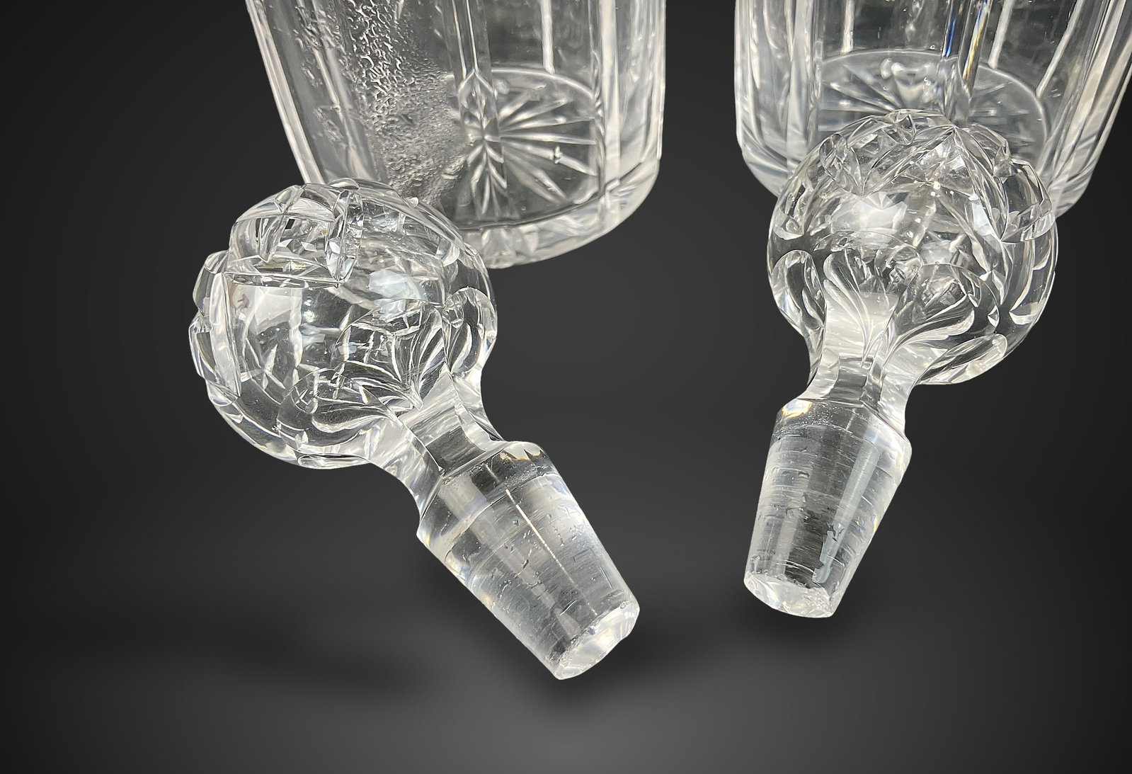 Pair of Crystal Decanters - 4