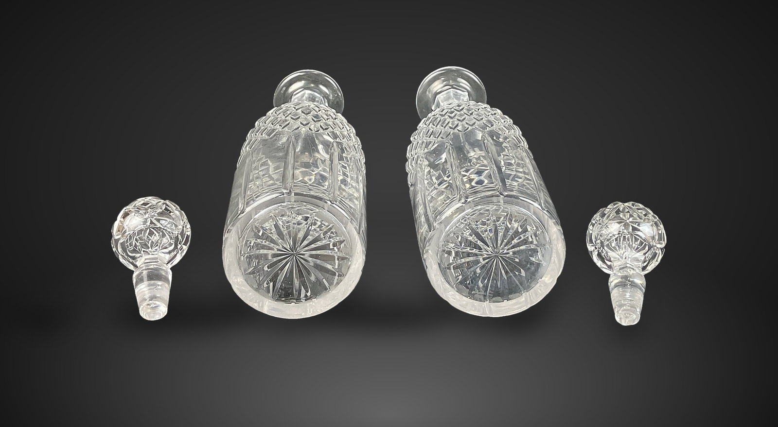 Pair of Crystal Decanters - 7