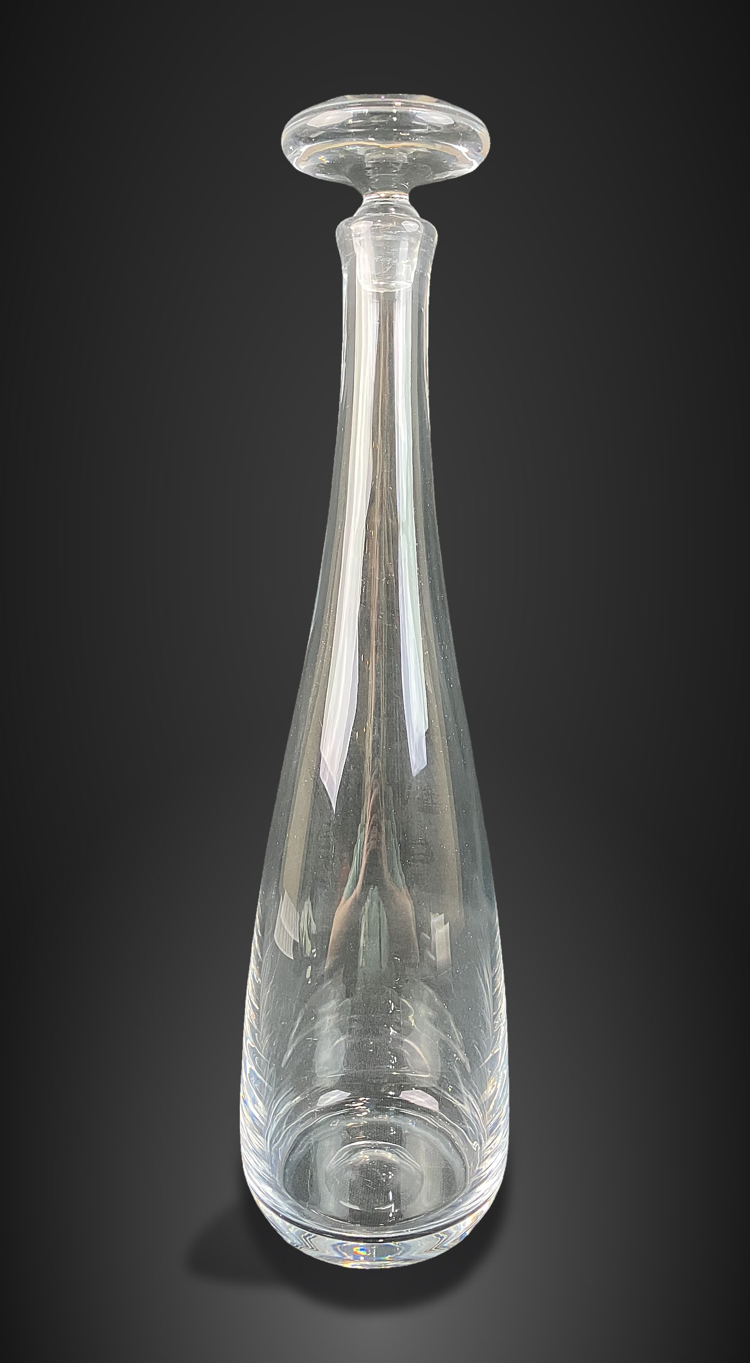 Mid-Century Modern Glass Decanter - 2