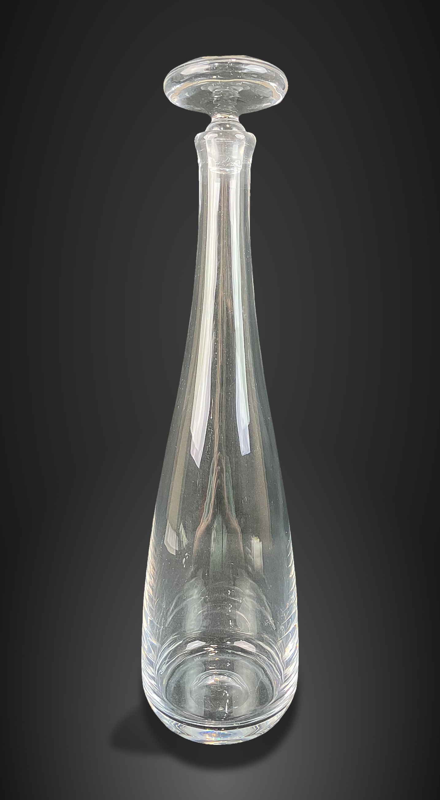 Mid-Century Modern Glass Decanter - 3
