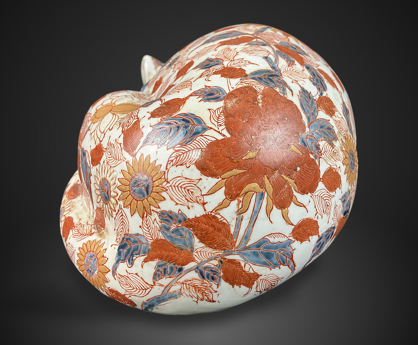 Japanese Imari Sleeping Cat - 8