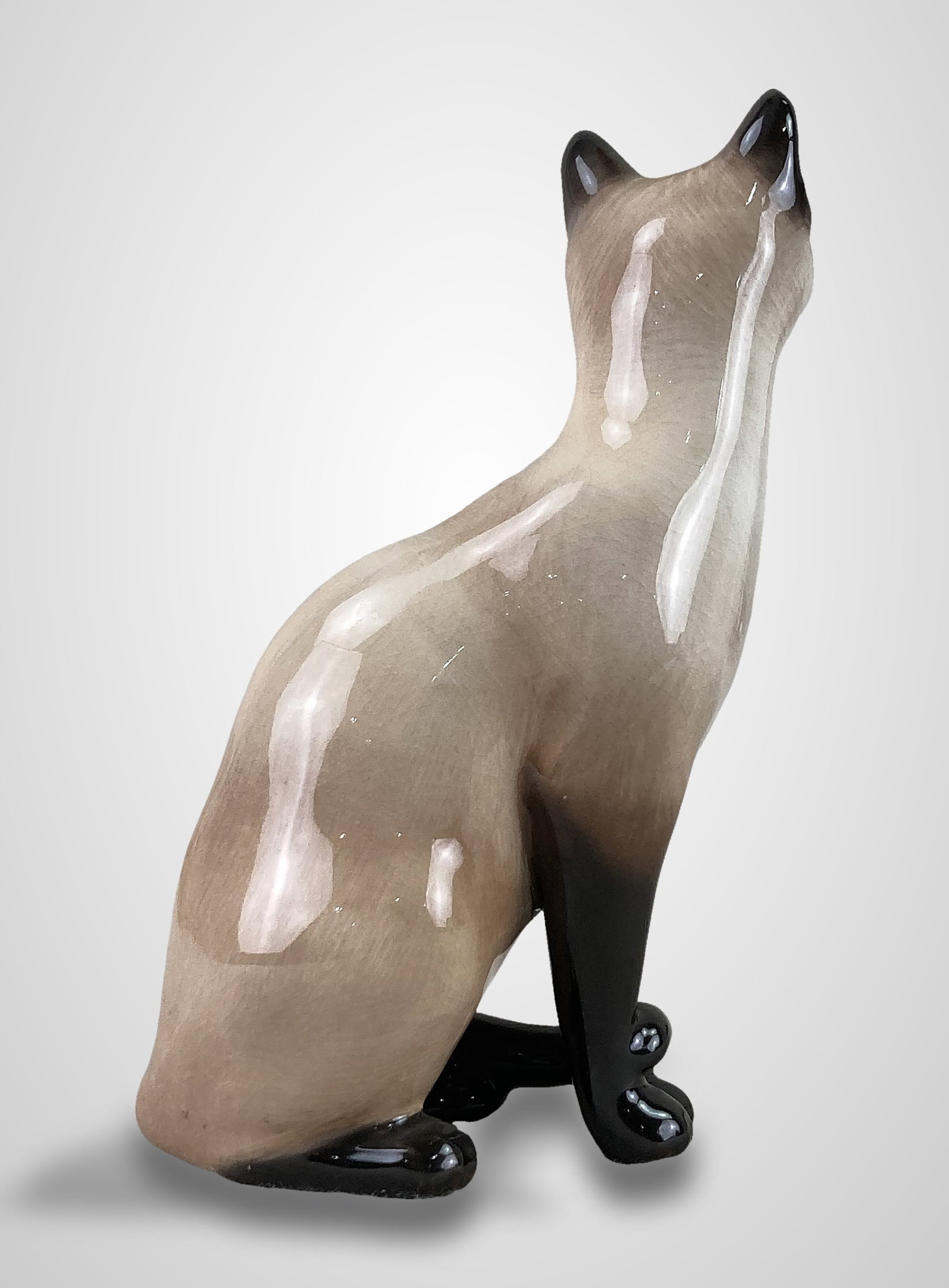 Royal Doulton Siamese Cat Figure - 3