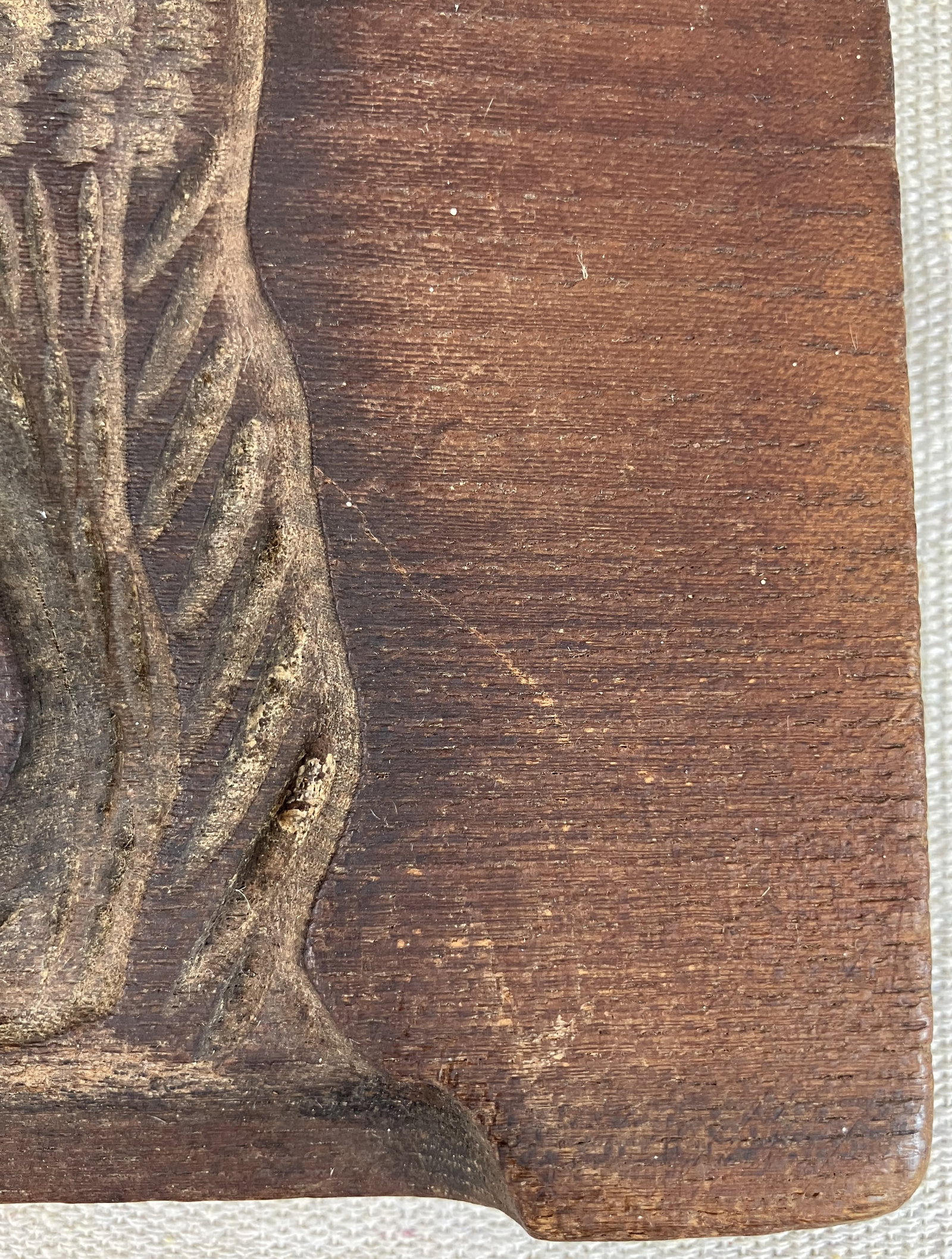 Folk Art Cat Wood Plaque - 4