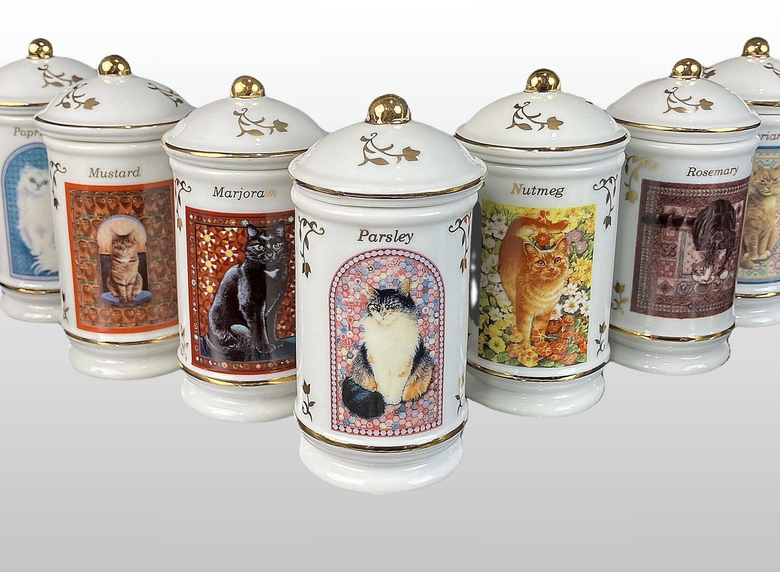 Lenox Cats of Distinction Spice Jar Collection - 4