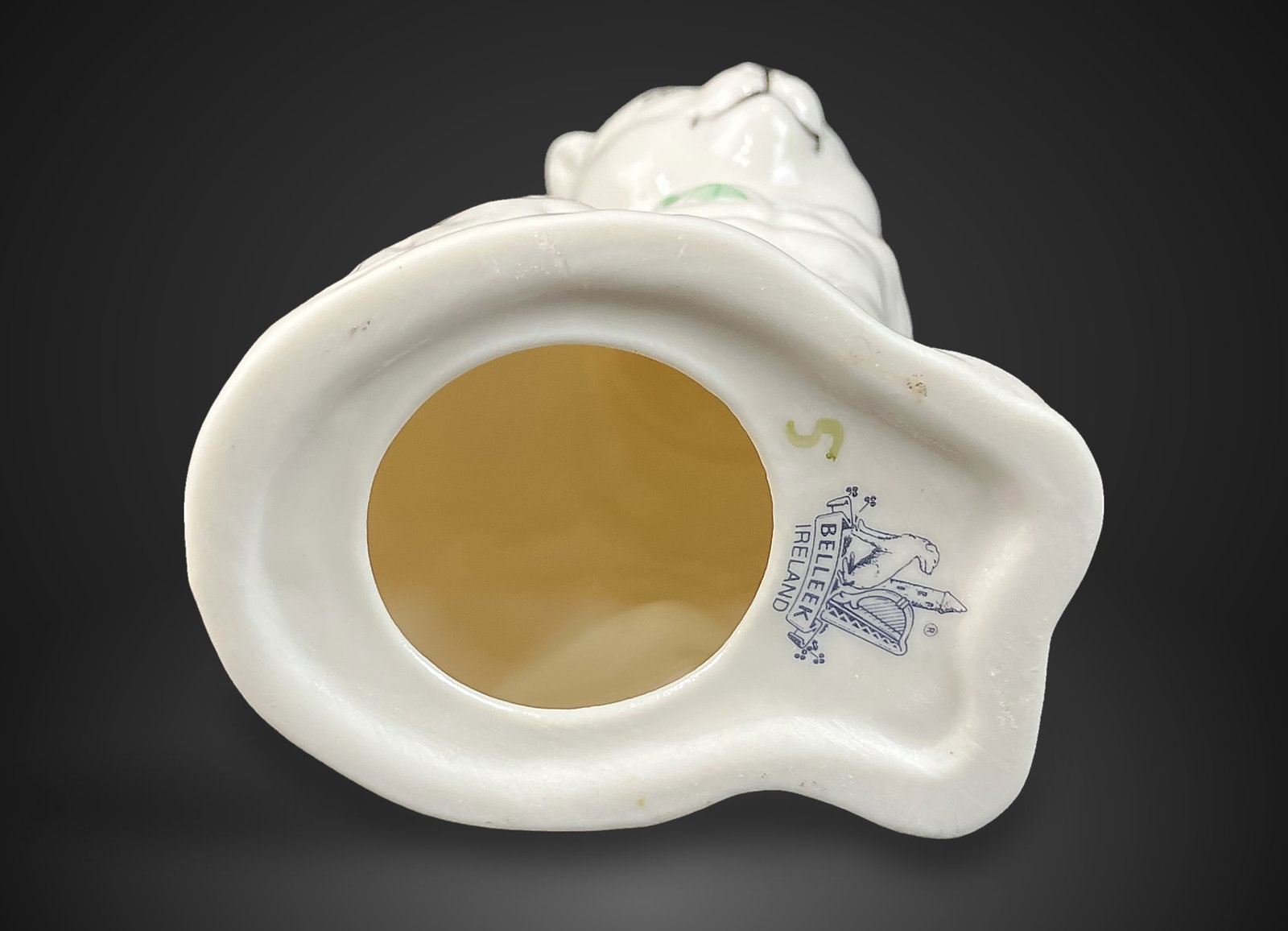 Belleek Quizzical Cat - 7