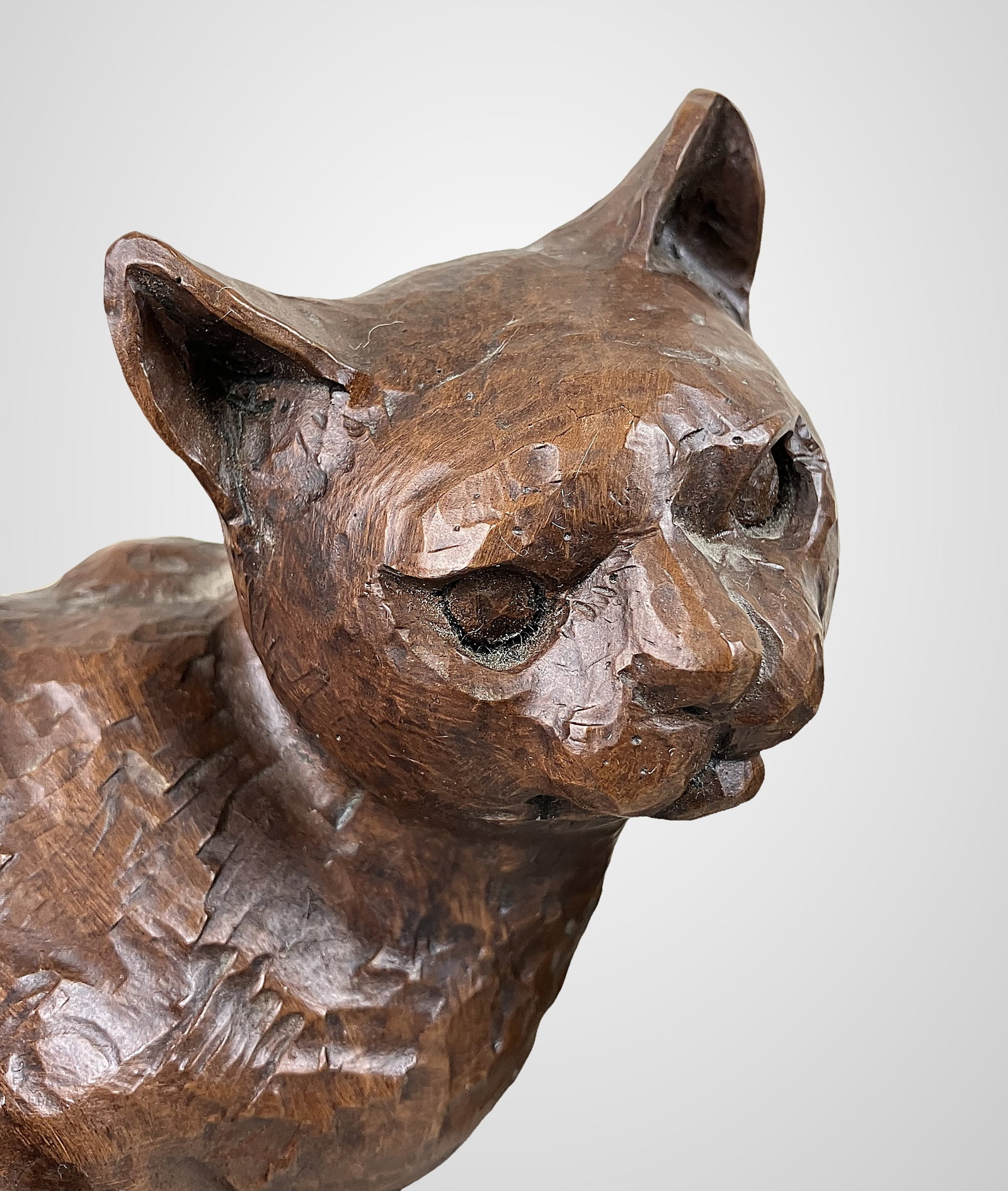 Three Cat Figurines - 3