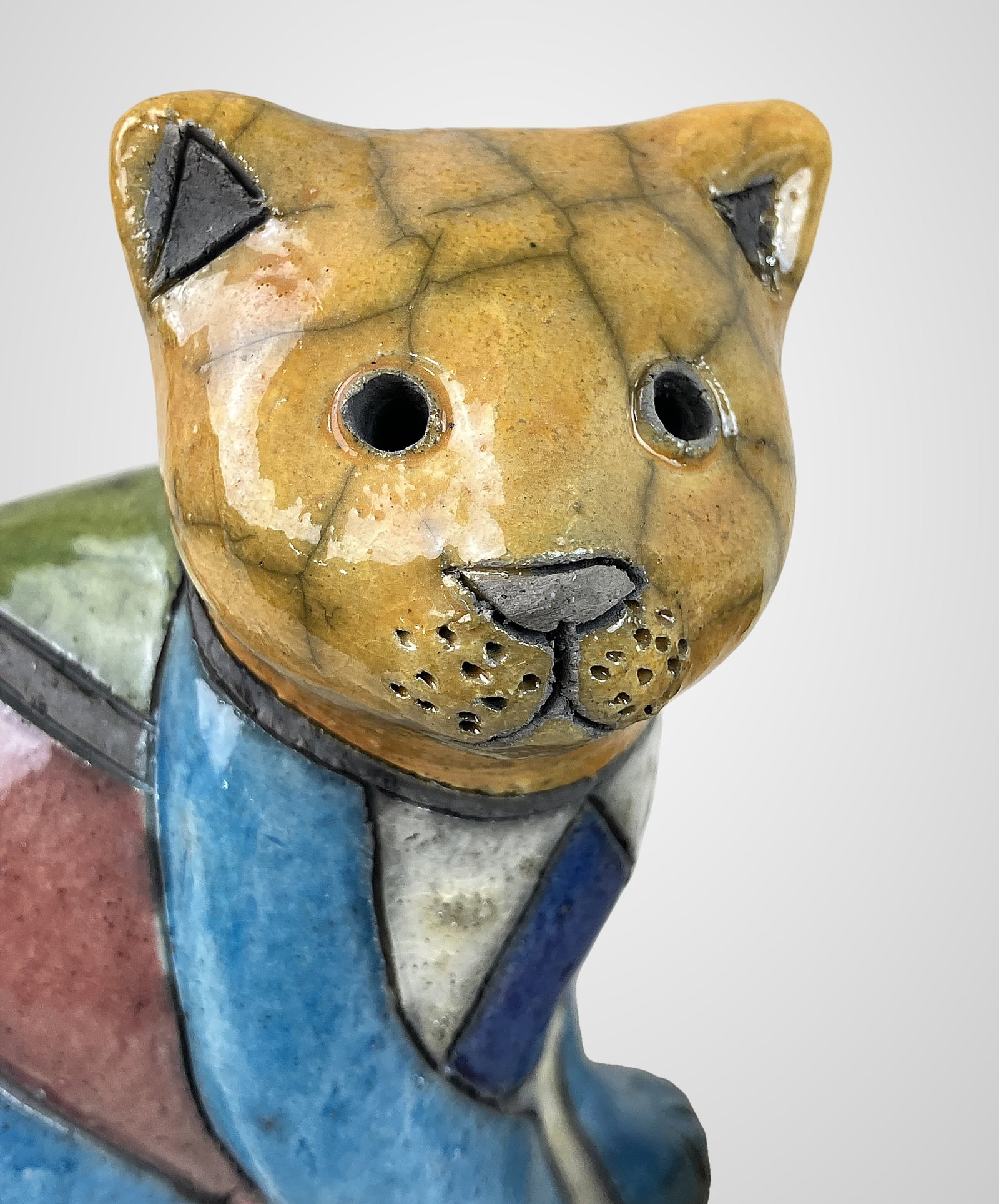 Pair of South African Ceramic Cats - 2