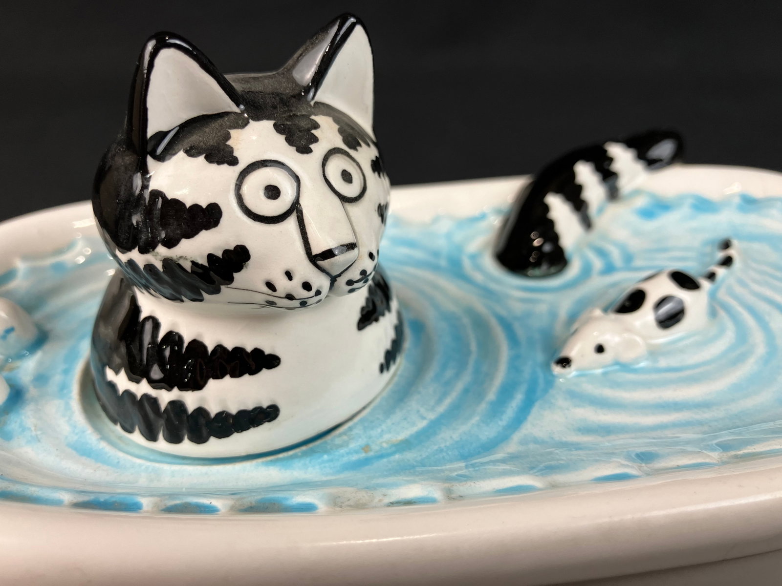 B. Kliban Cat in Bathtub Trinket Box - 2