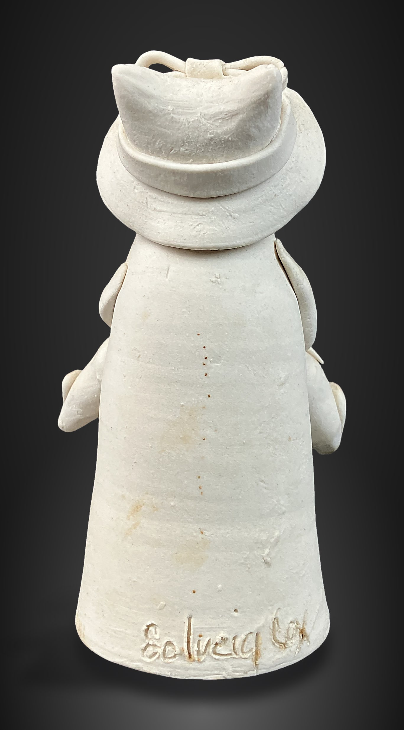 Solveig Cox Cat Pottery Figurine - 5