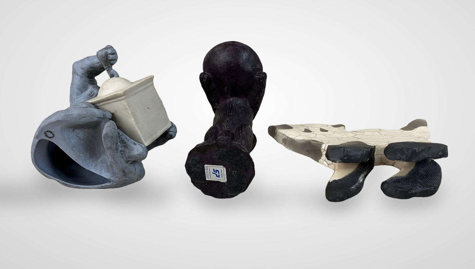 Four Cat Figurines - 17