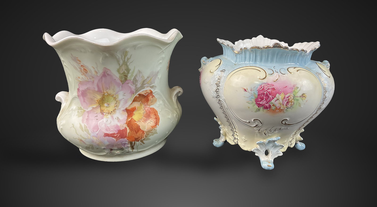 Porcelain Vases Including Carl Tielsch (1 of 9)