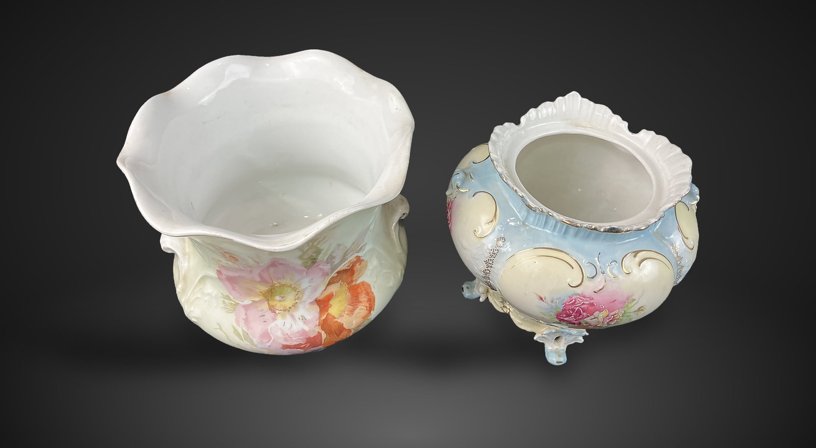 Porcelain Vases Including Carl Tielsch - 2