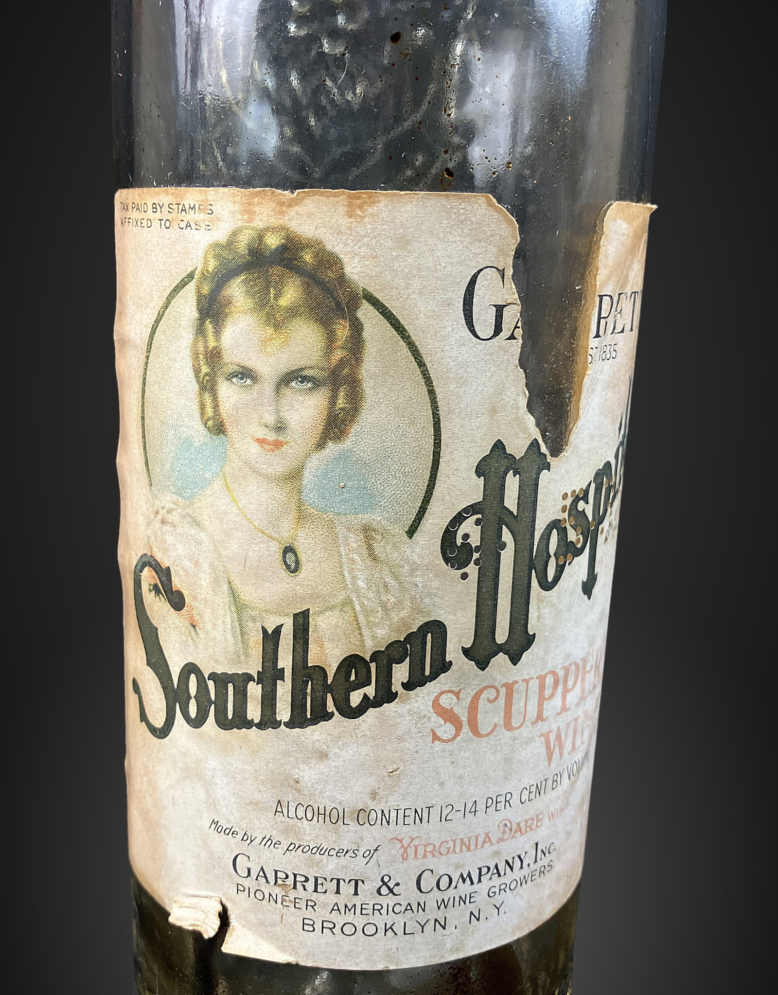 1920s Garrett’s Southern Hospitality Bottle - 2
