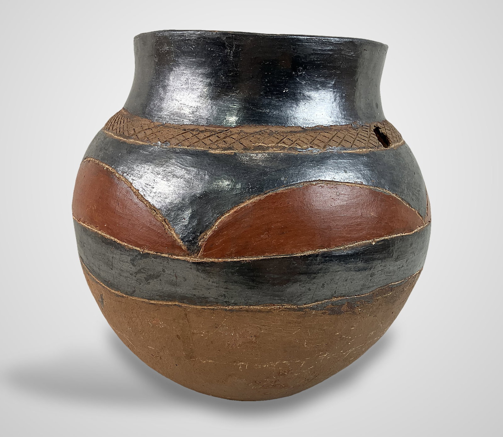 Traditional Tribal Terracotta Pot - 3