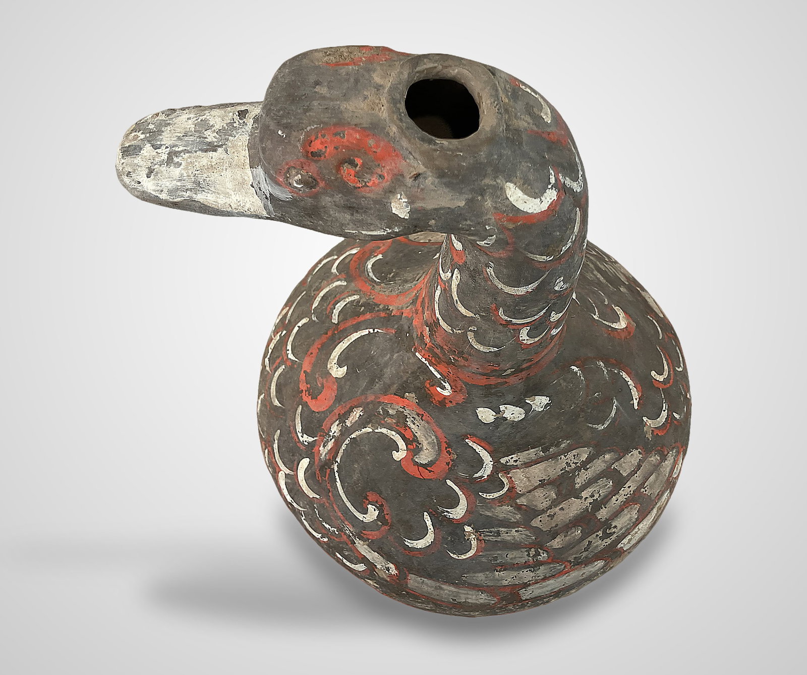 Chinese Funerary Pottery Duck - 7