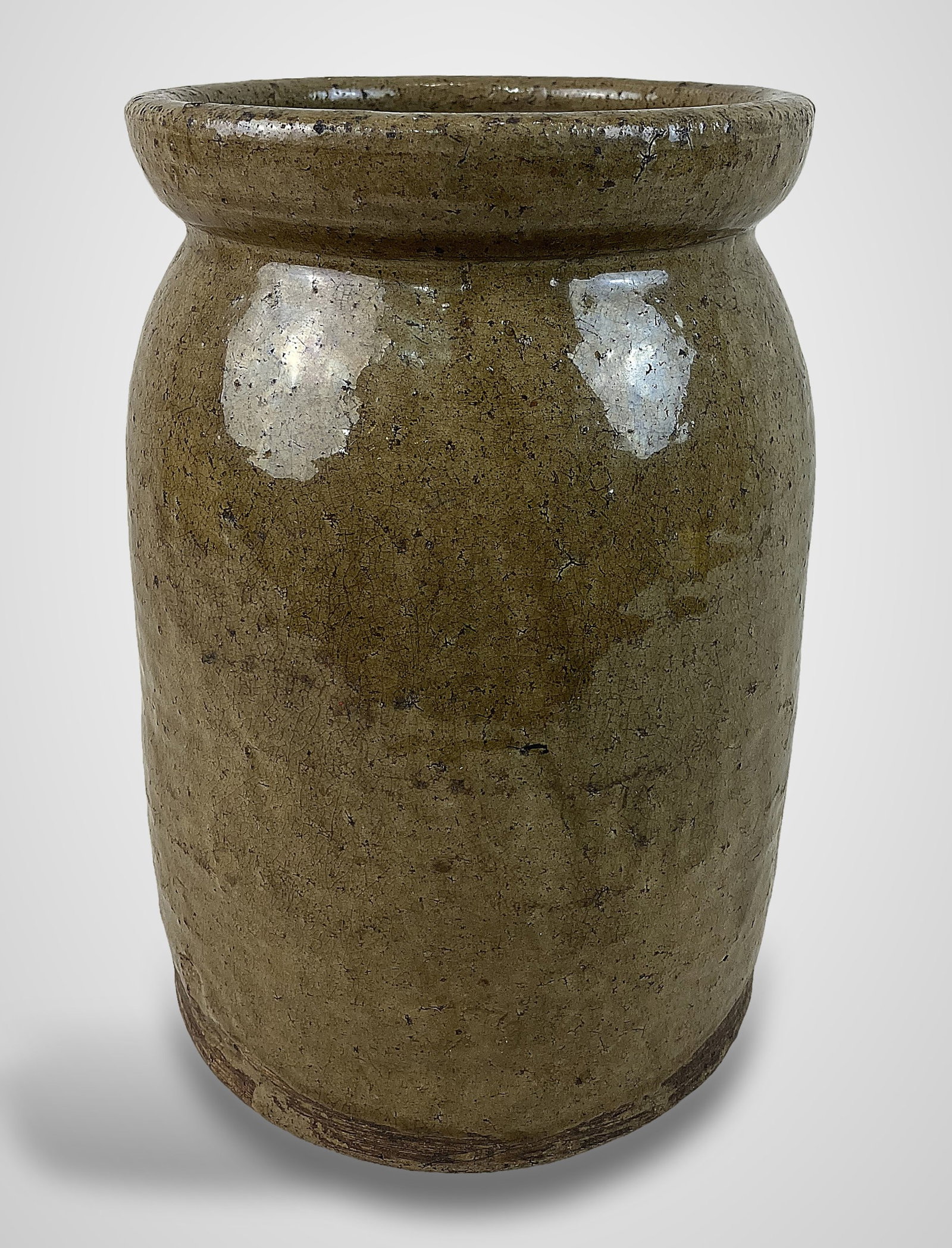 Southern Alkaline Glaze Stoneware Crock (1 of 7)