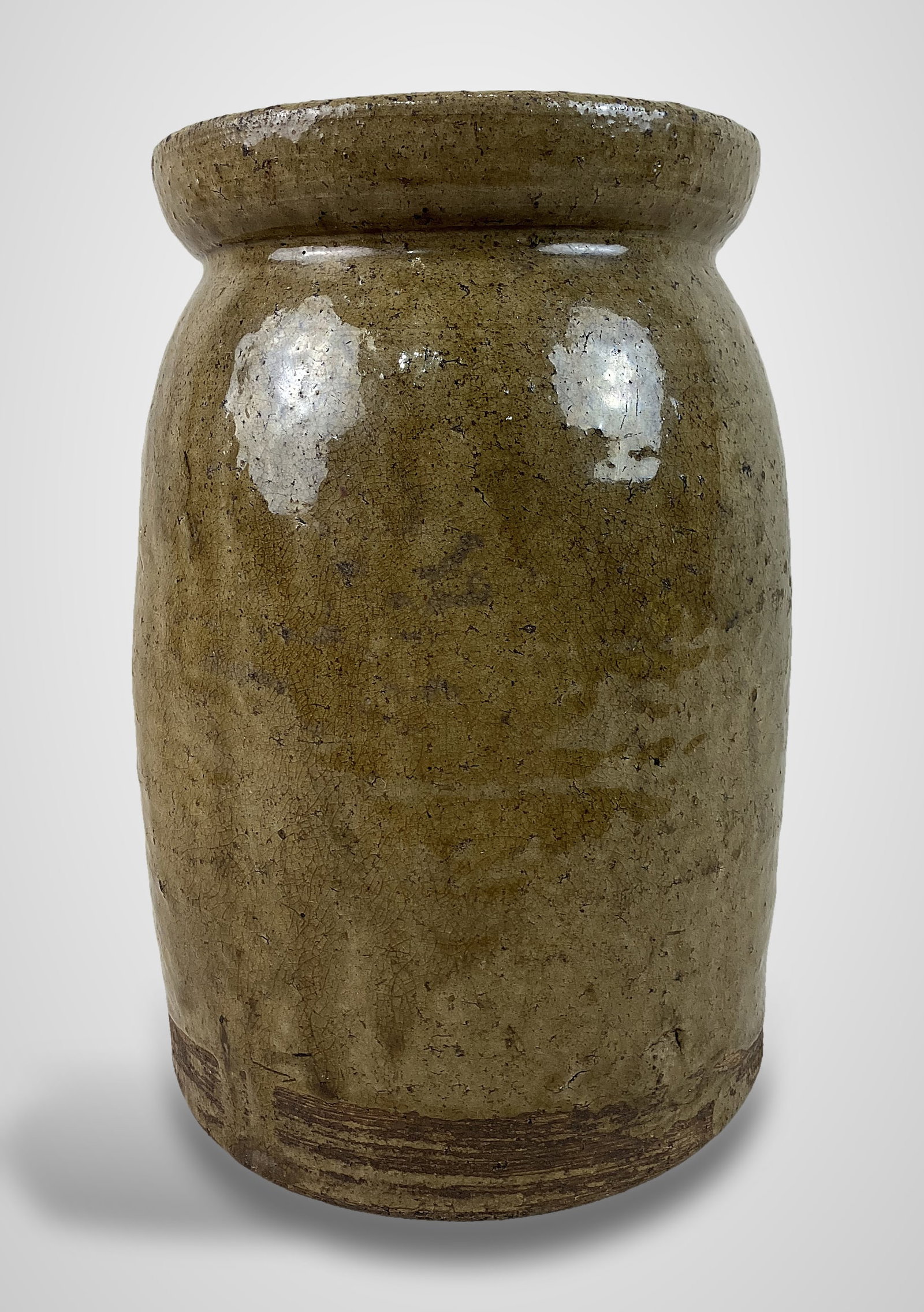 Southern Alkaline Glaze Stoneware Crock - 5
