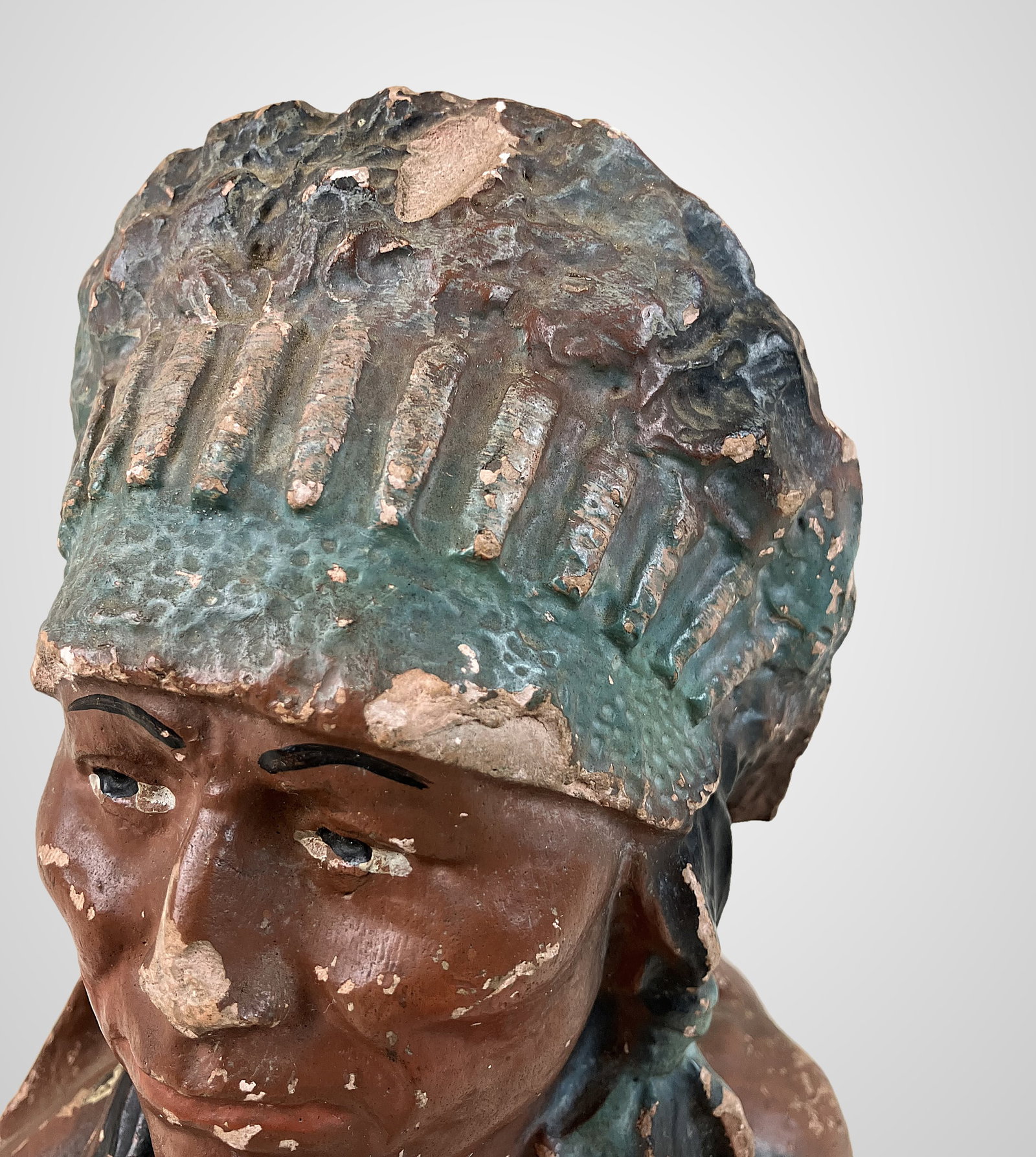 Native American Figural Chief Store Display - 9