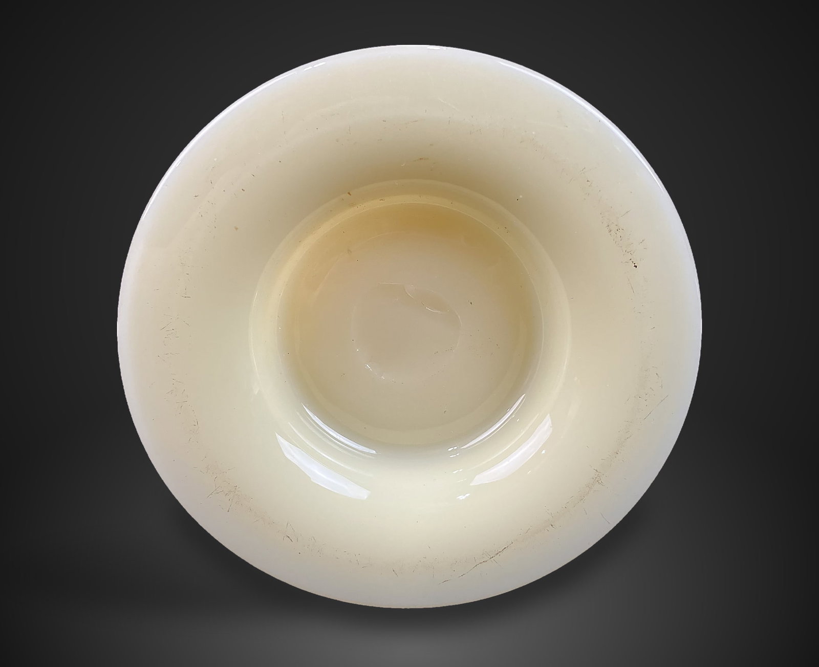 Steuben Ivory Glass Footed Vase - 6