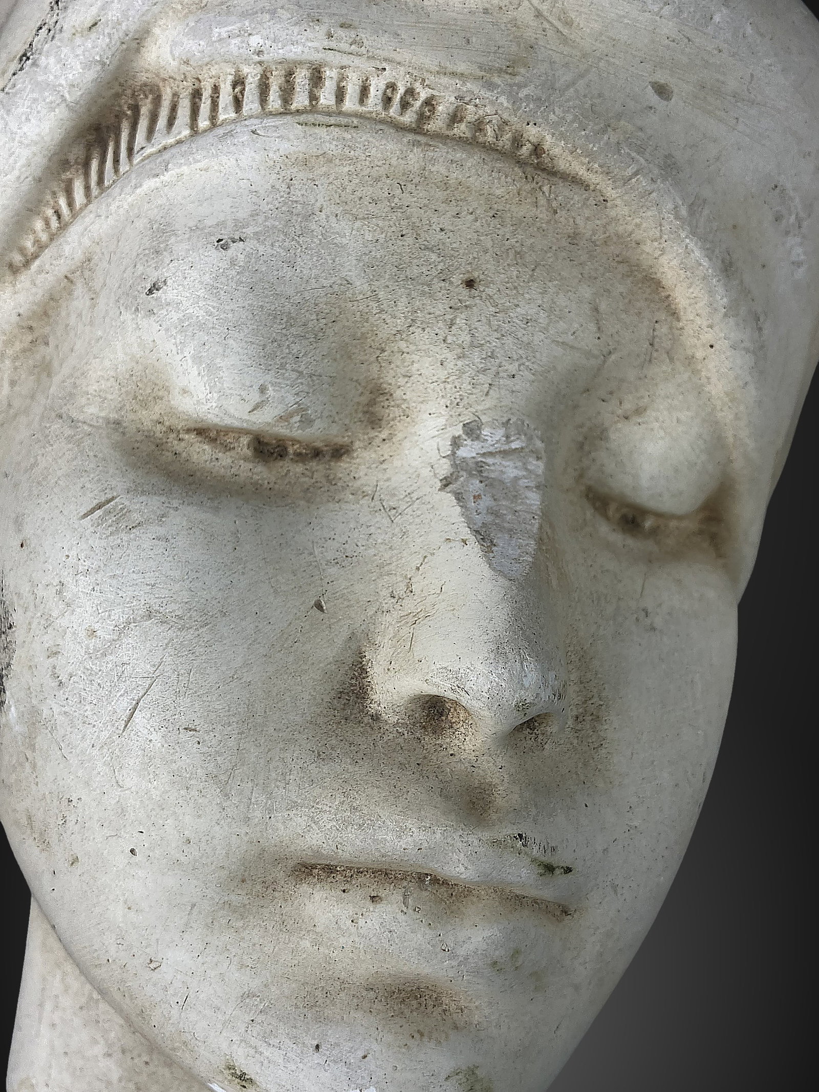 Two Chalkware Busts - 2