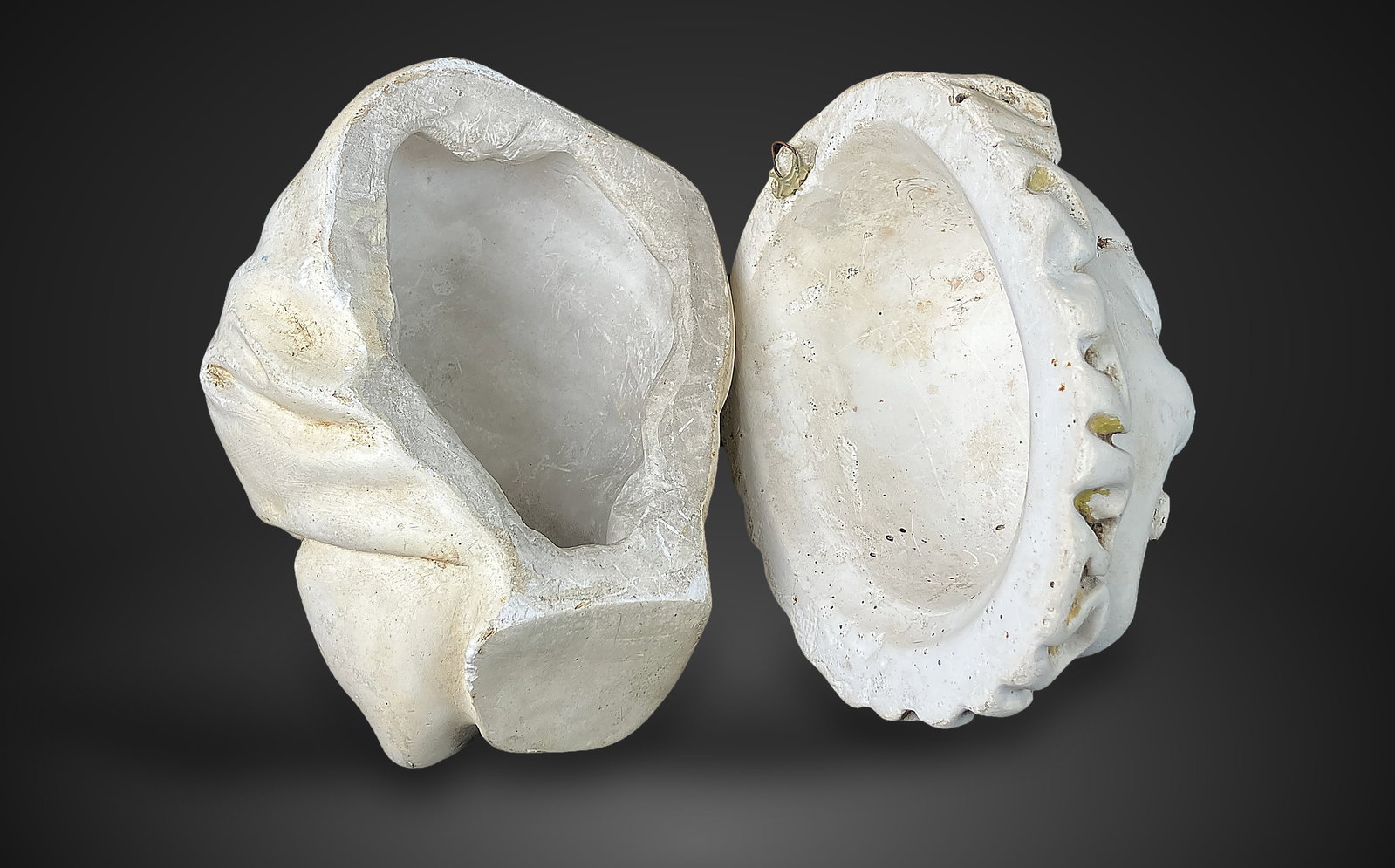 Two Chalkware Busts - 6