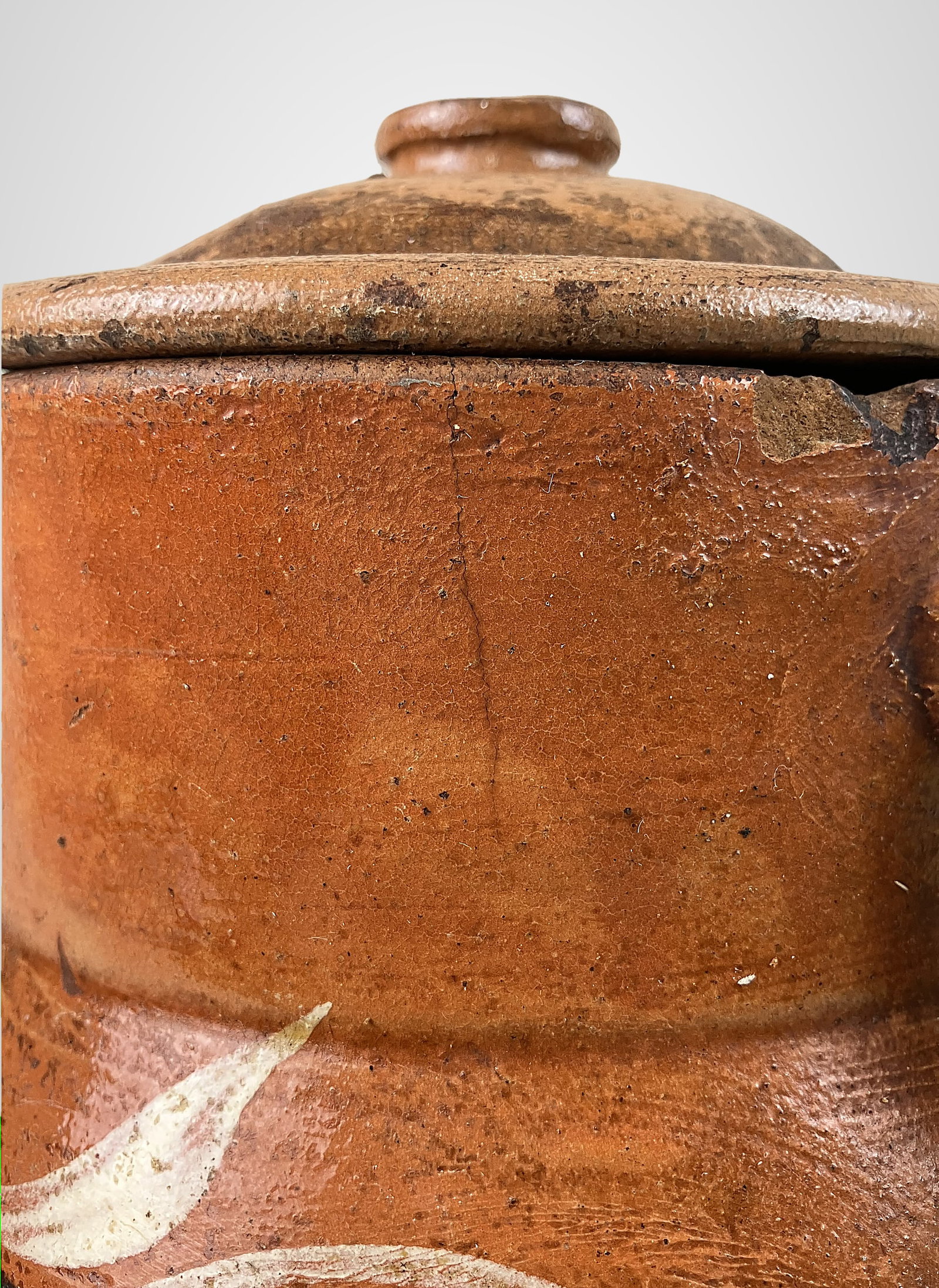 Mexican Folk Art Terracotta Pot - 12