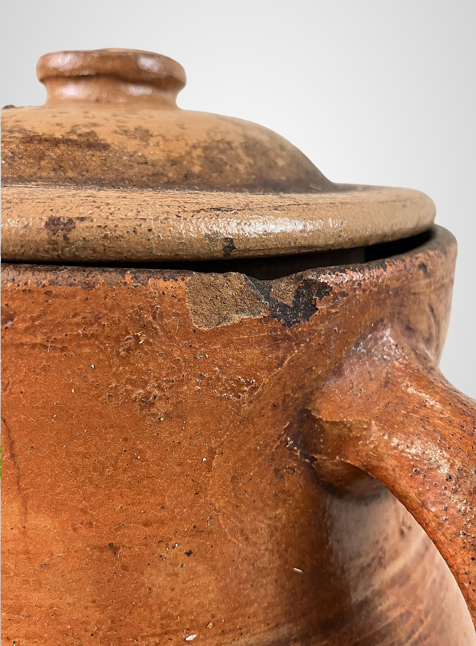 Mexican Folk Art Terracotta Pot - 13
