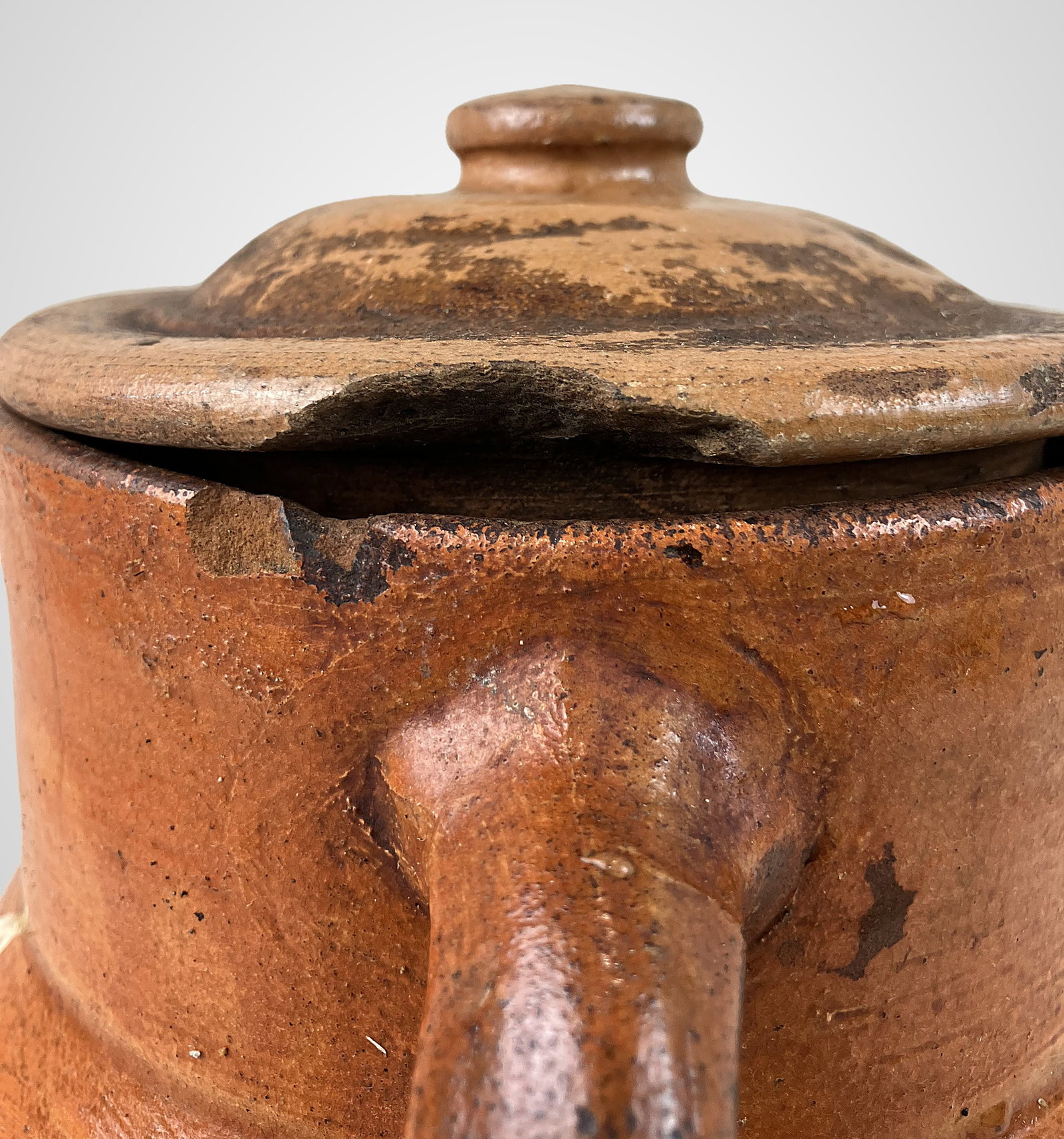 Mexican Folk Art Terracotta Pot - 5