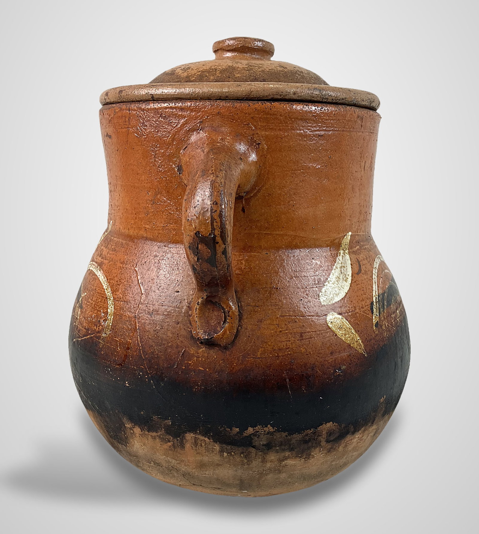 Mexican Folk Art Terracotta Pot - 7